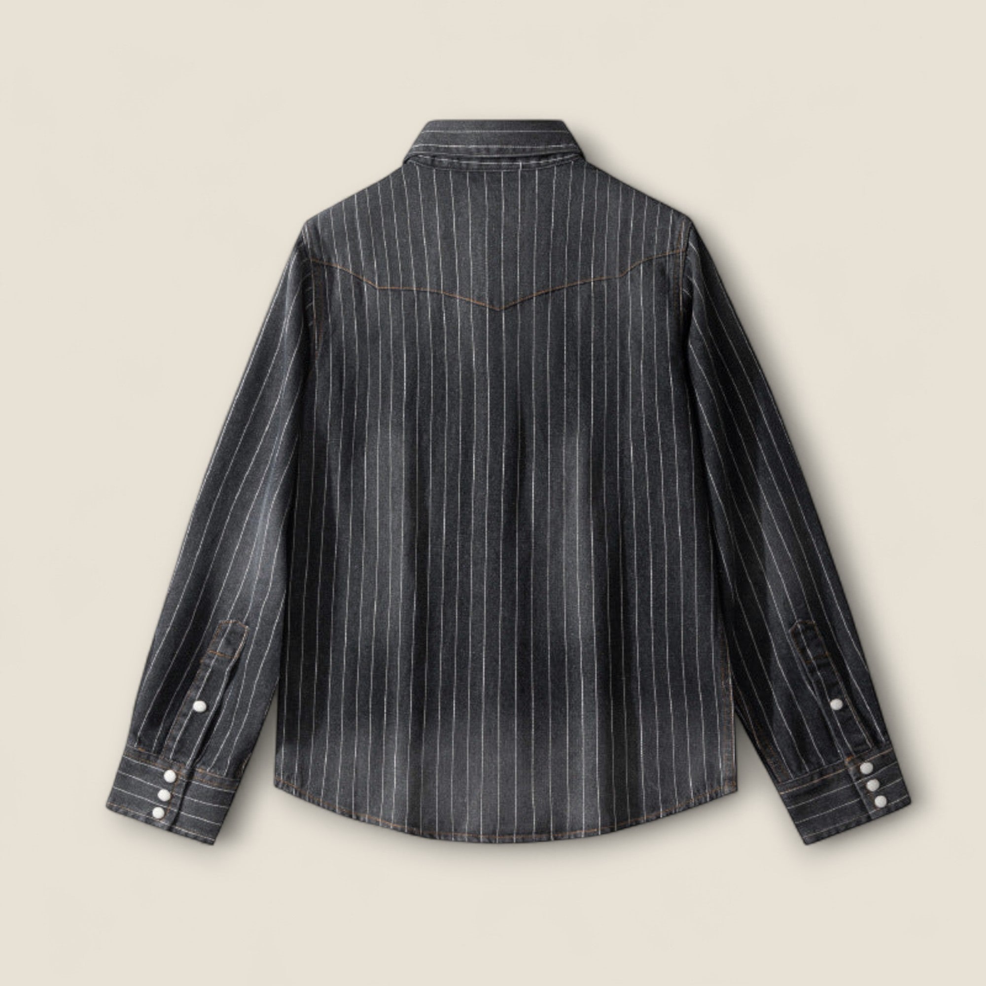 Leon - Chemise en Jean Rayée