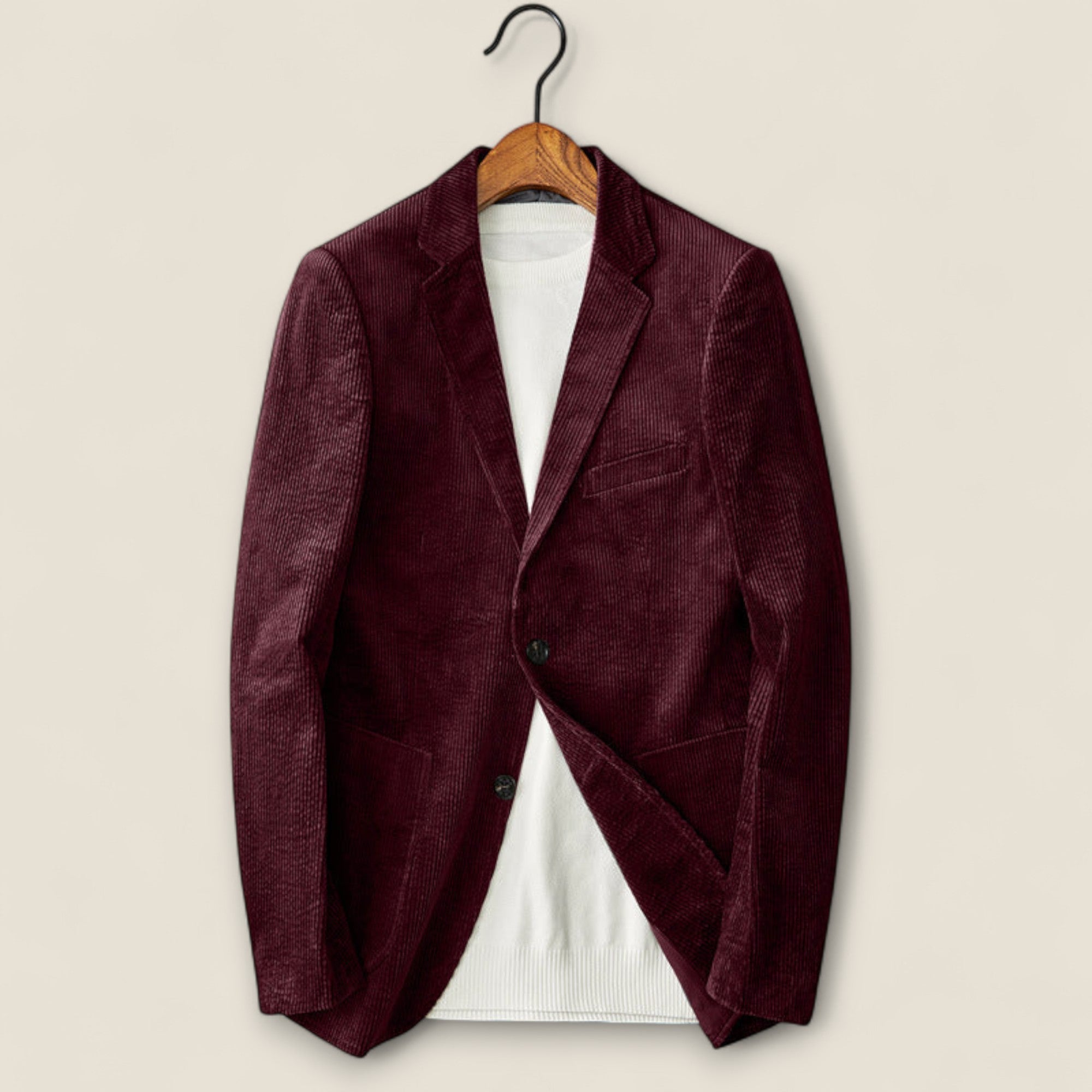 Jona - Veste Mason en Velours Côtelé Classique