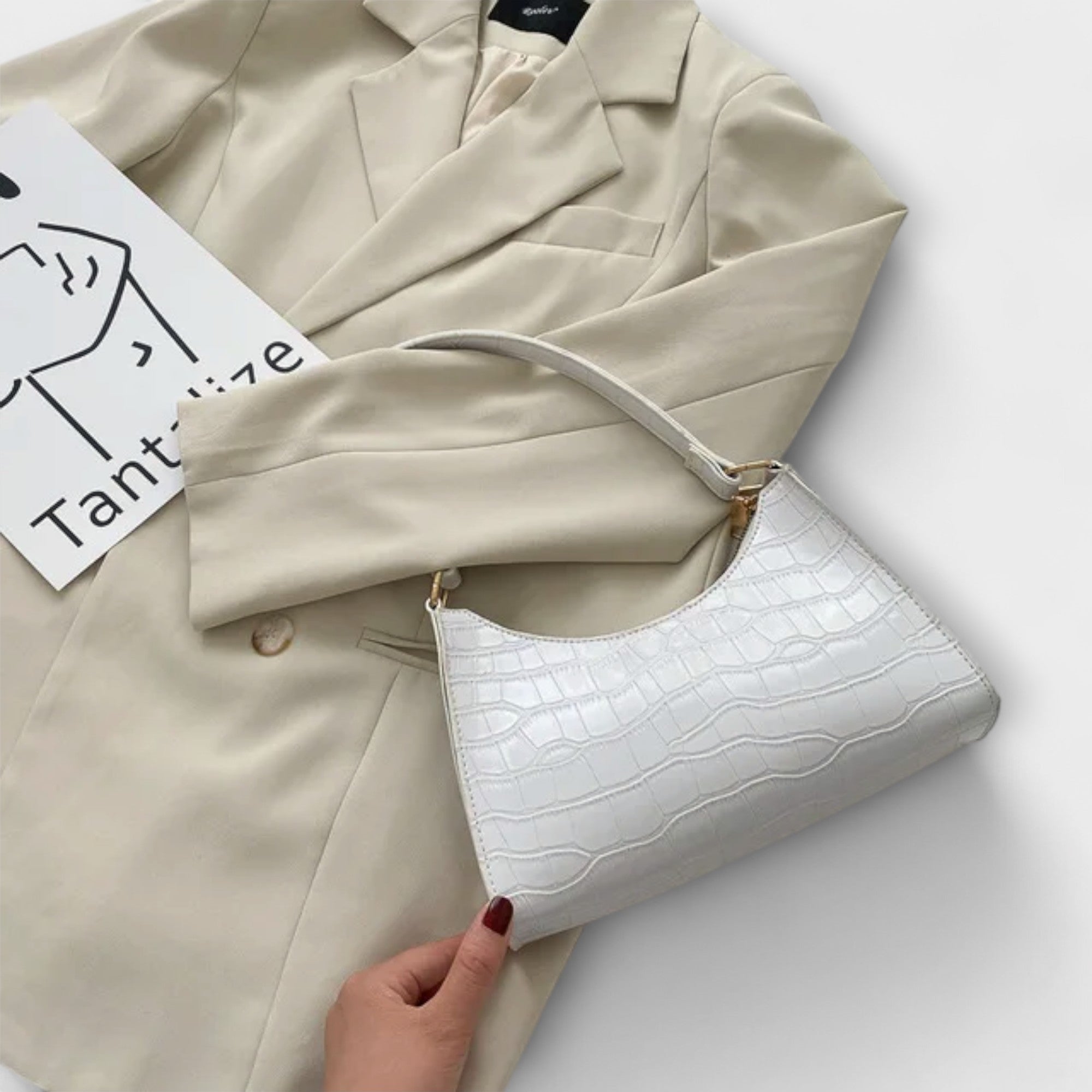 Lora. - Sac en Cuir Brillant