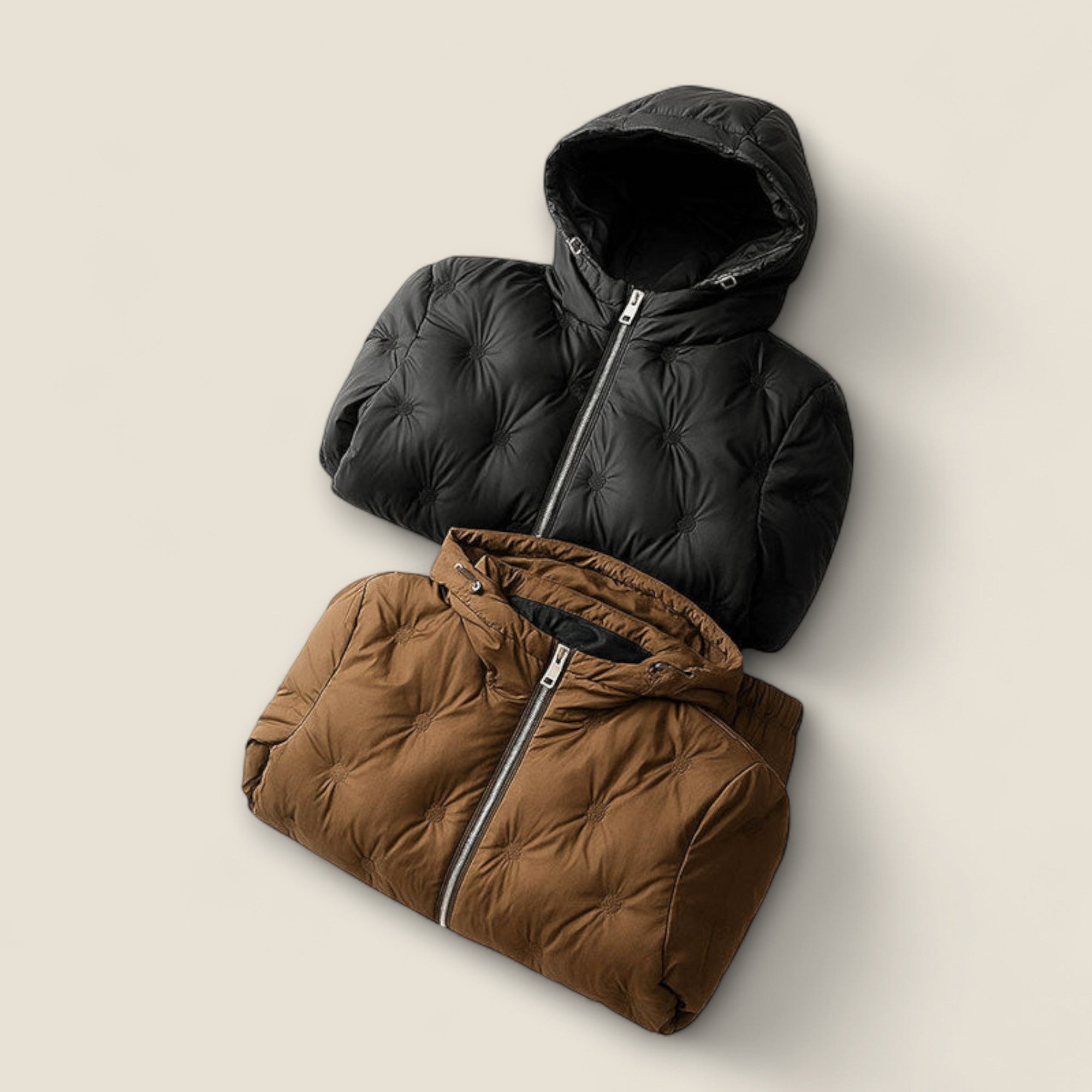 Dario - Veste à Capuche Matelassée