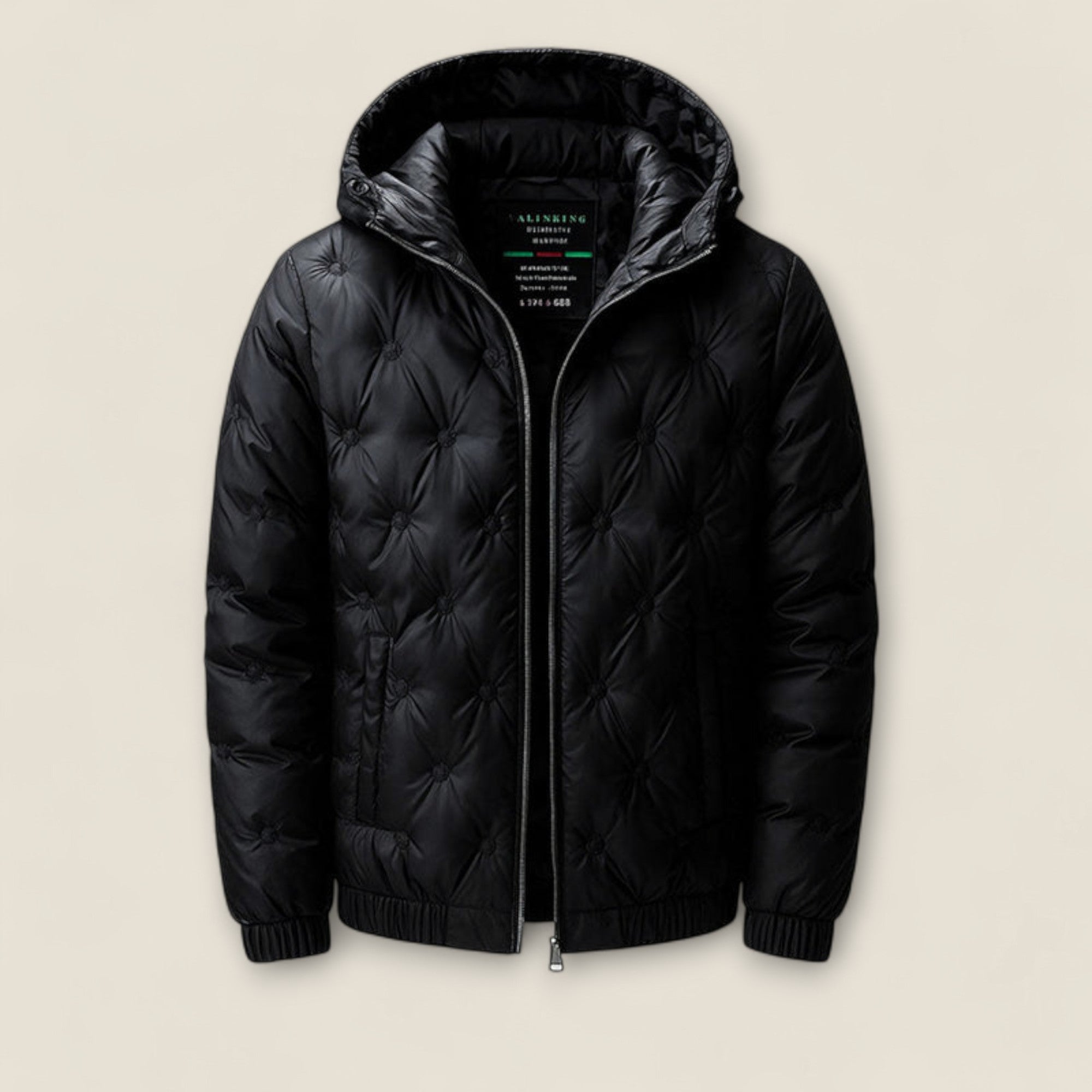 Dario - Veste à Capuche Matelassée