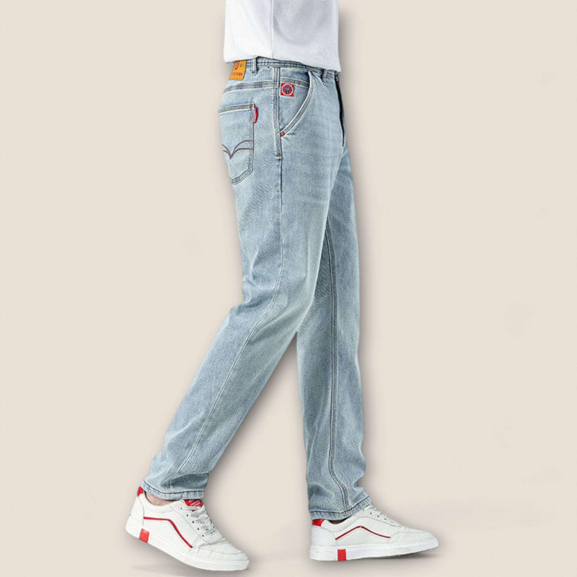 Alessio - Jean en Coton Coupe Classique