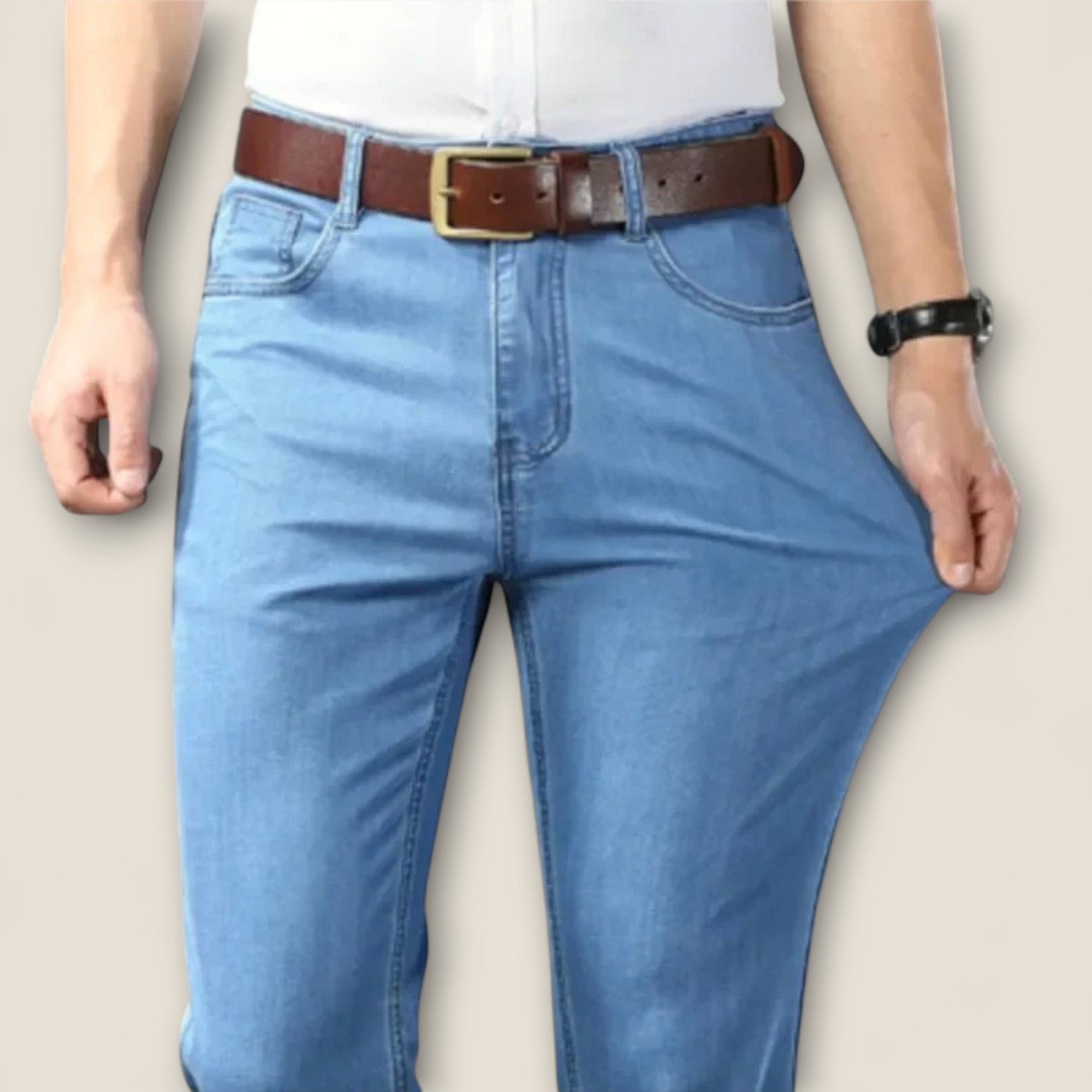 Diego - Jean Slim Fit en Soie Stretch