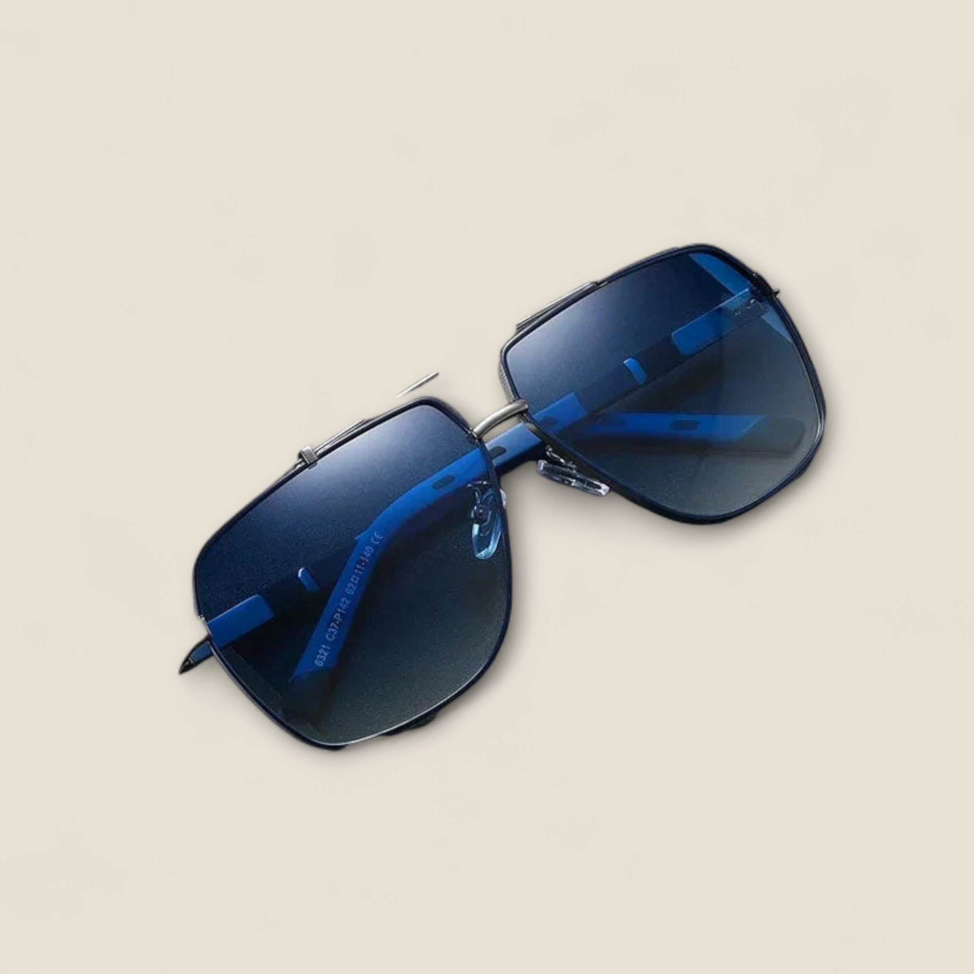 Gianni - Lunettes de soleil aviateur avec monture en métal