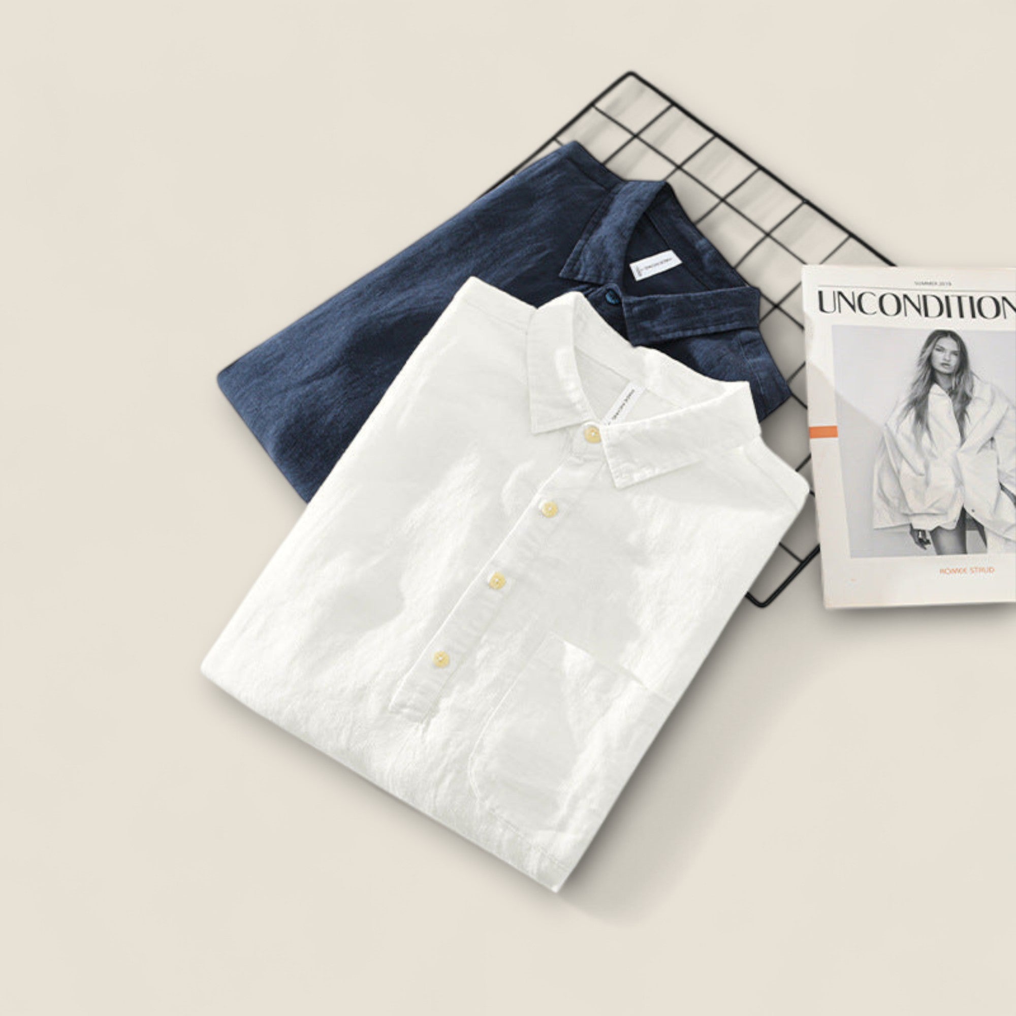 Leone - Chemise en Lin à Boutons