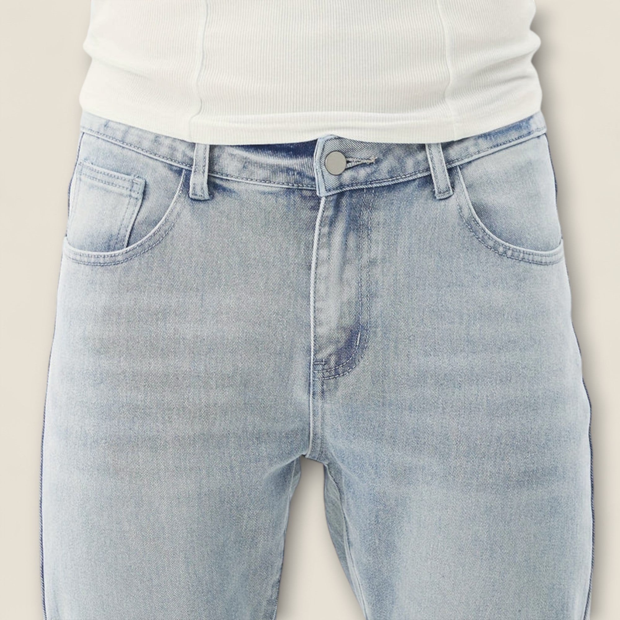 Thiago - Jeans en coton tapered