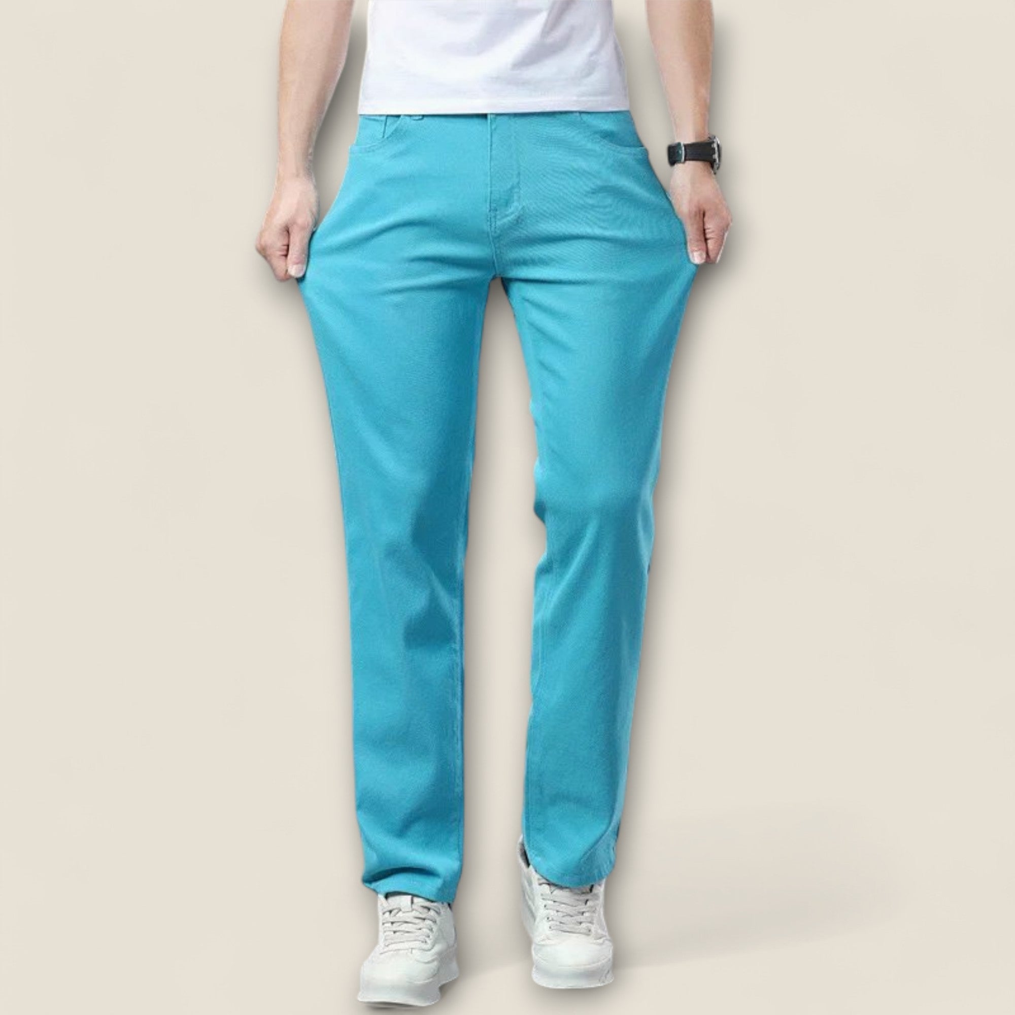 Baltasar - Pantalons en Coton Élastique