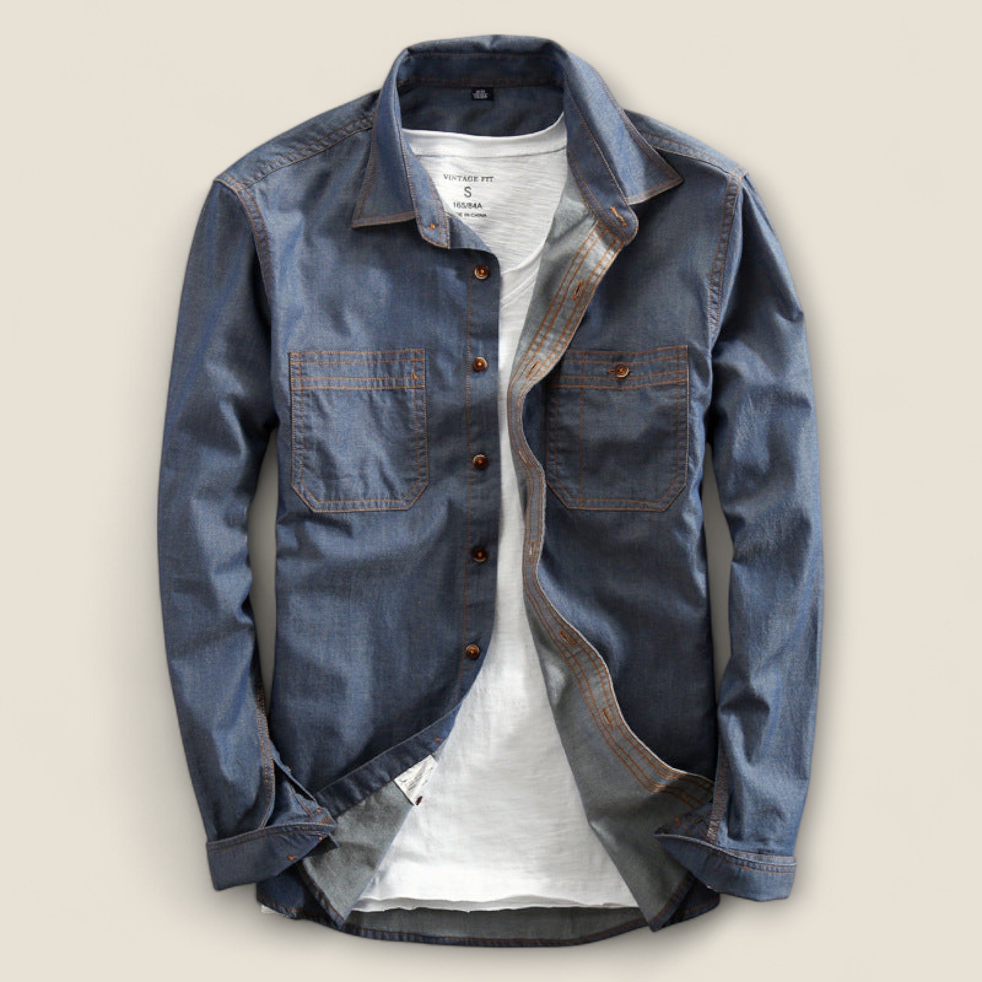 Rafael - Chemise en Denim Coton Classique