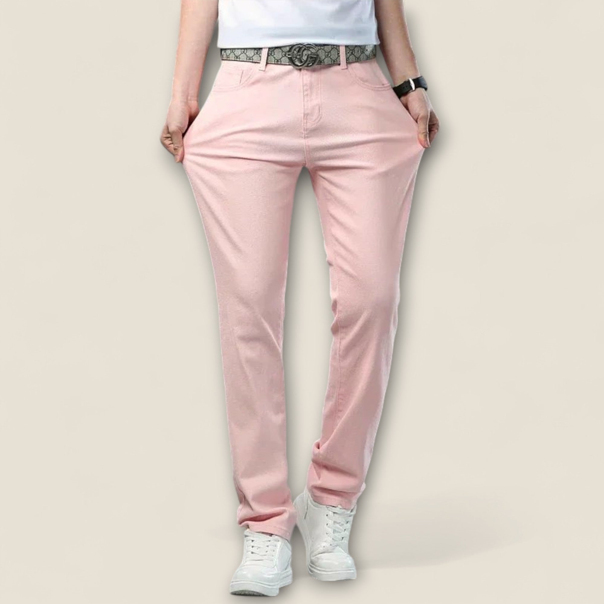 Baltasar - Pantalons en Coton Élastique