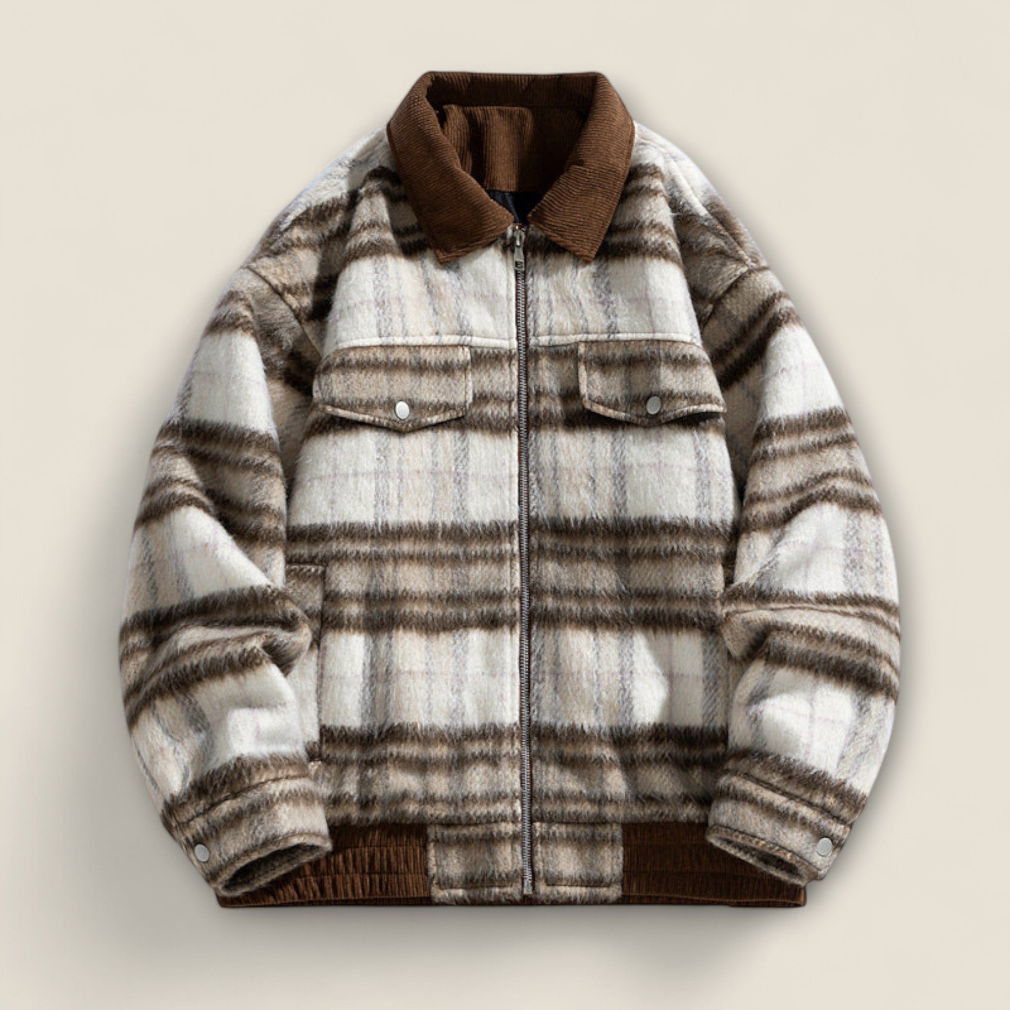 Beaufort - Veste en Plaid Brossé