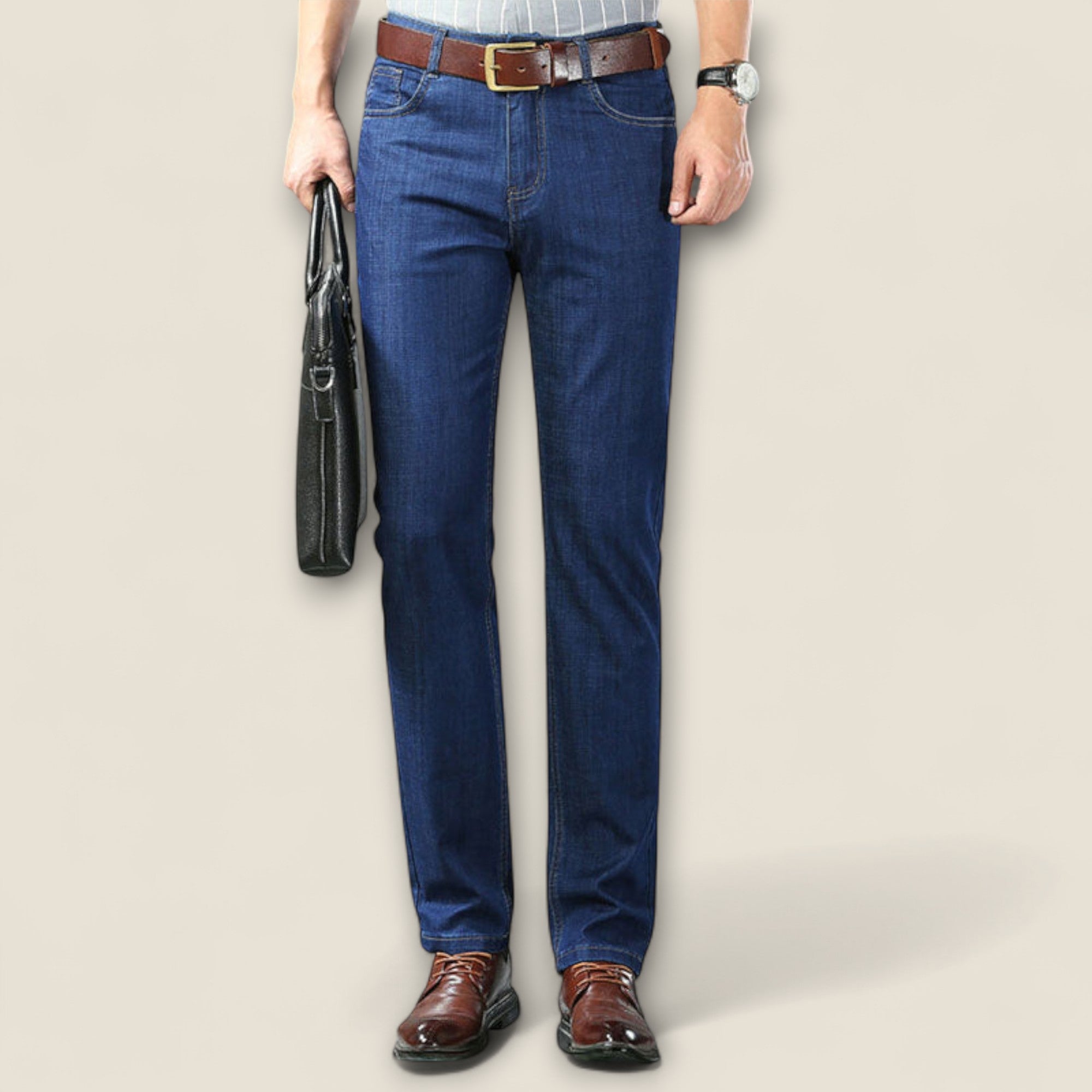 Diego - Jean Slim Fit en Soie Stretch