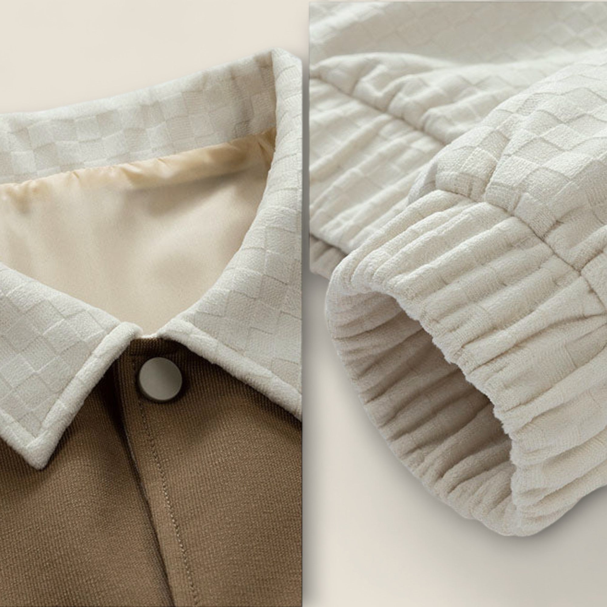 Miles - Veste Texturée Bicolore