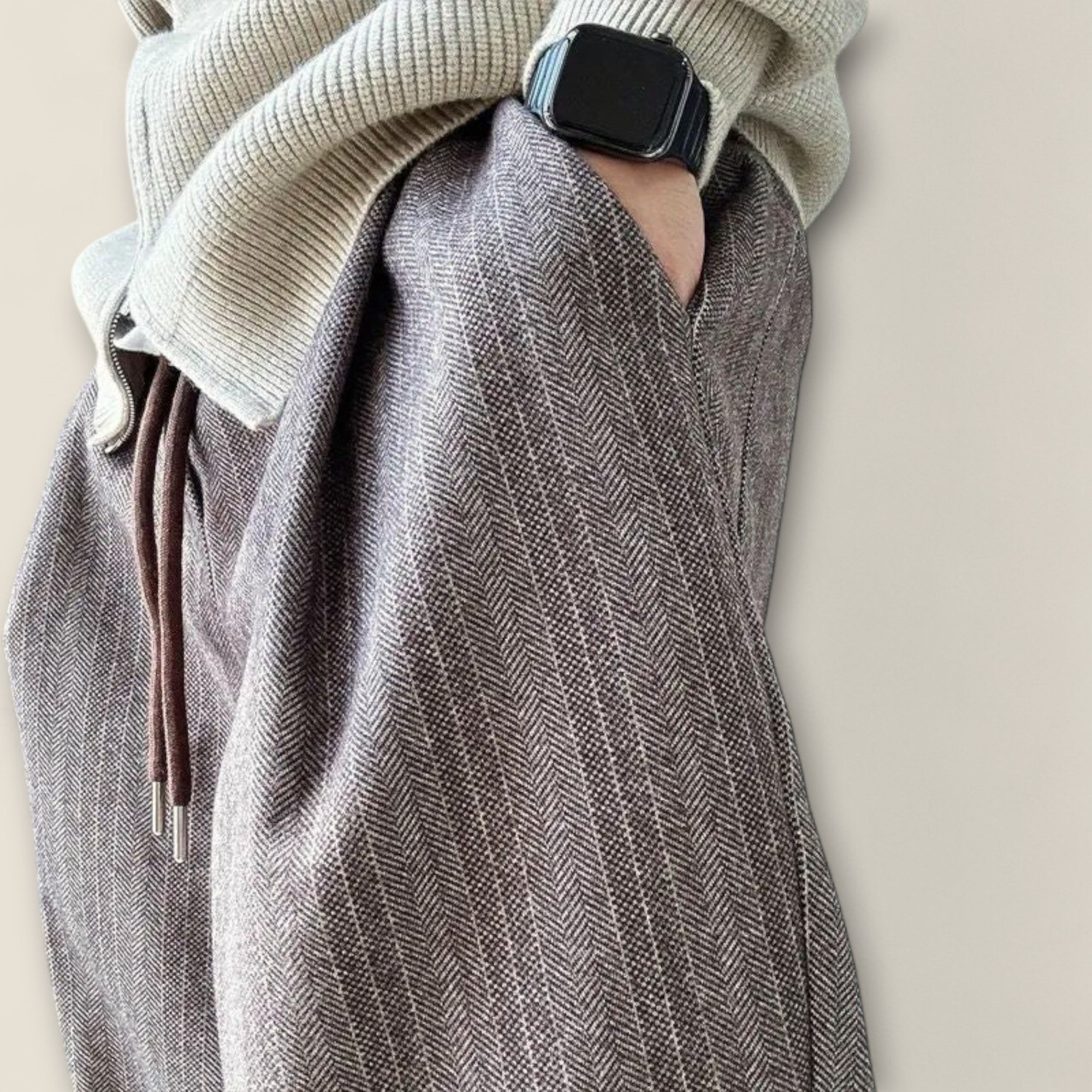 Bruno - Pantalons Relax Fit Rayés