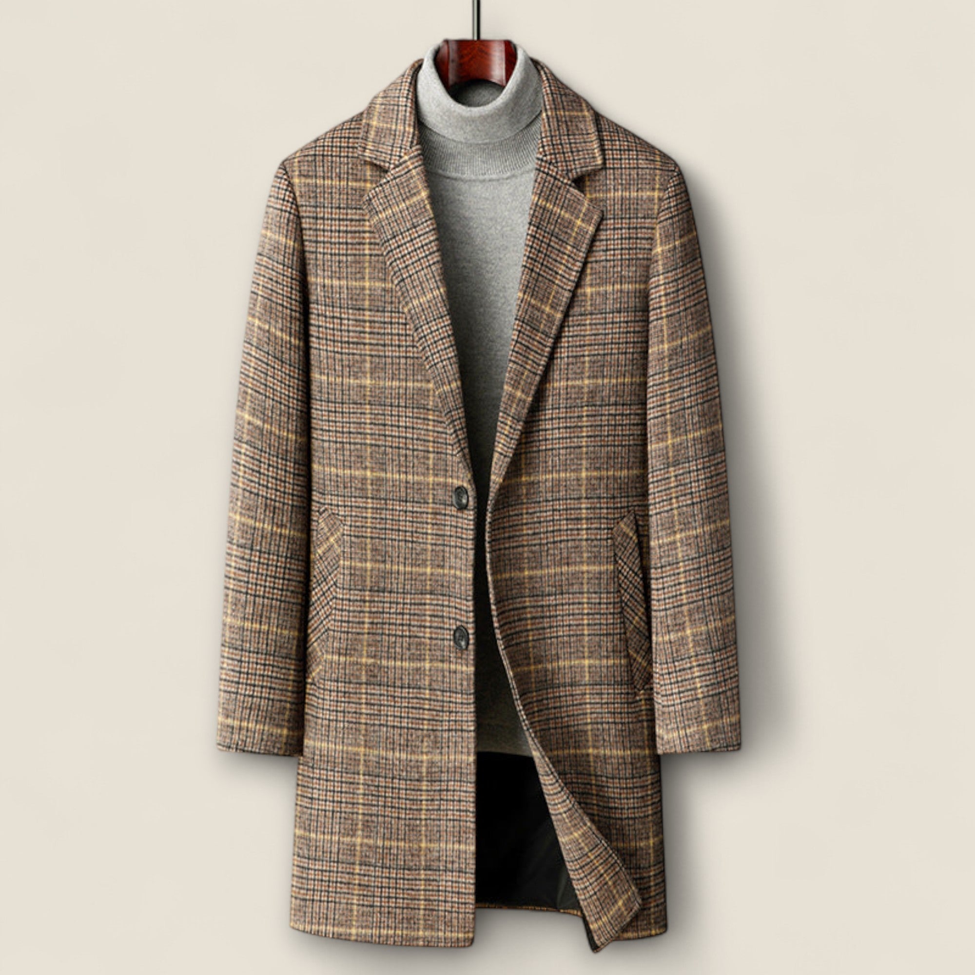 Marcello - Manteau à Carreaux