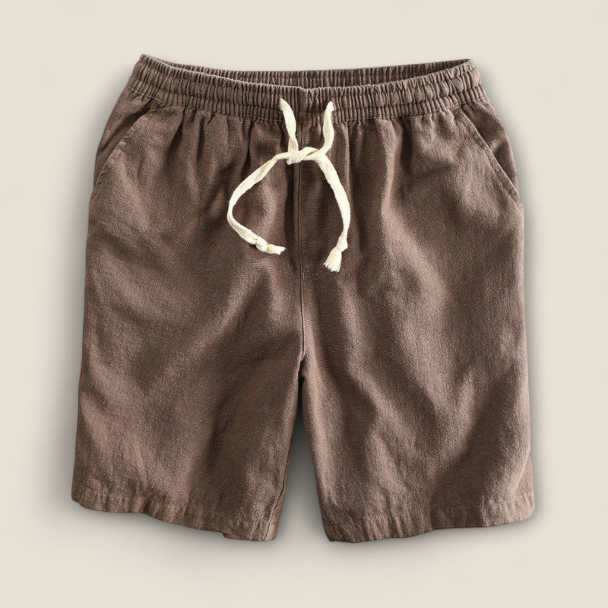 Nuno - Shorts en coton avec cordon de serrage