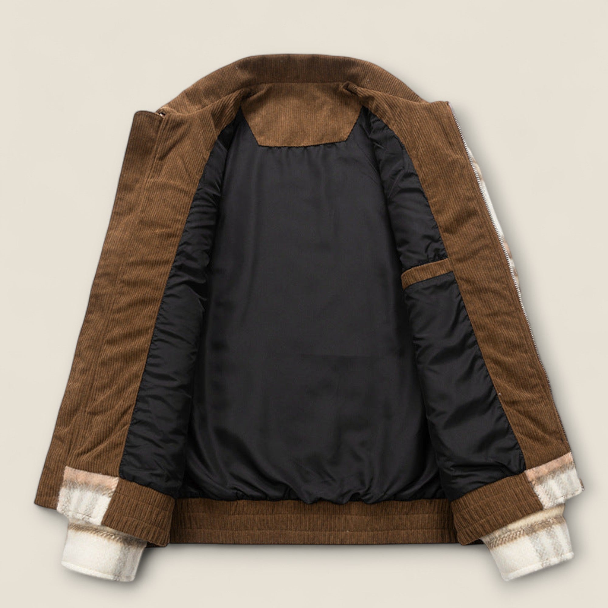 Beaufort - Veste en Plaid Brossé