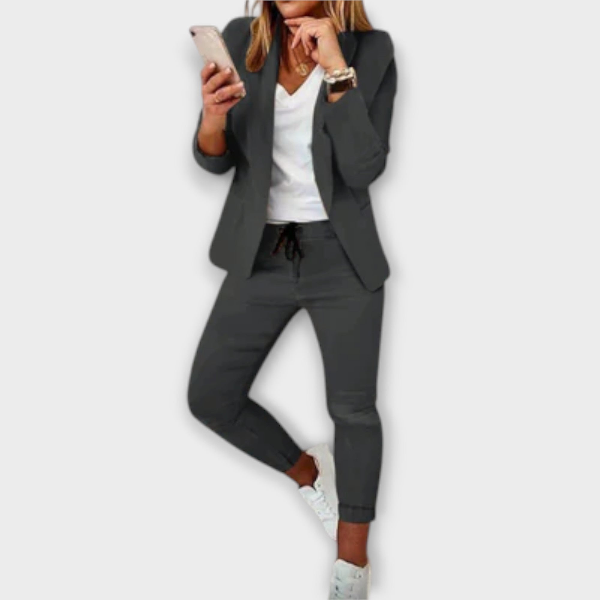 Sophia – Ensemble Blazer Élégant et Confortable