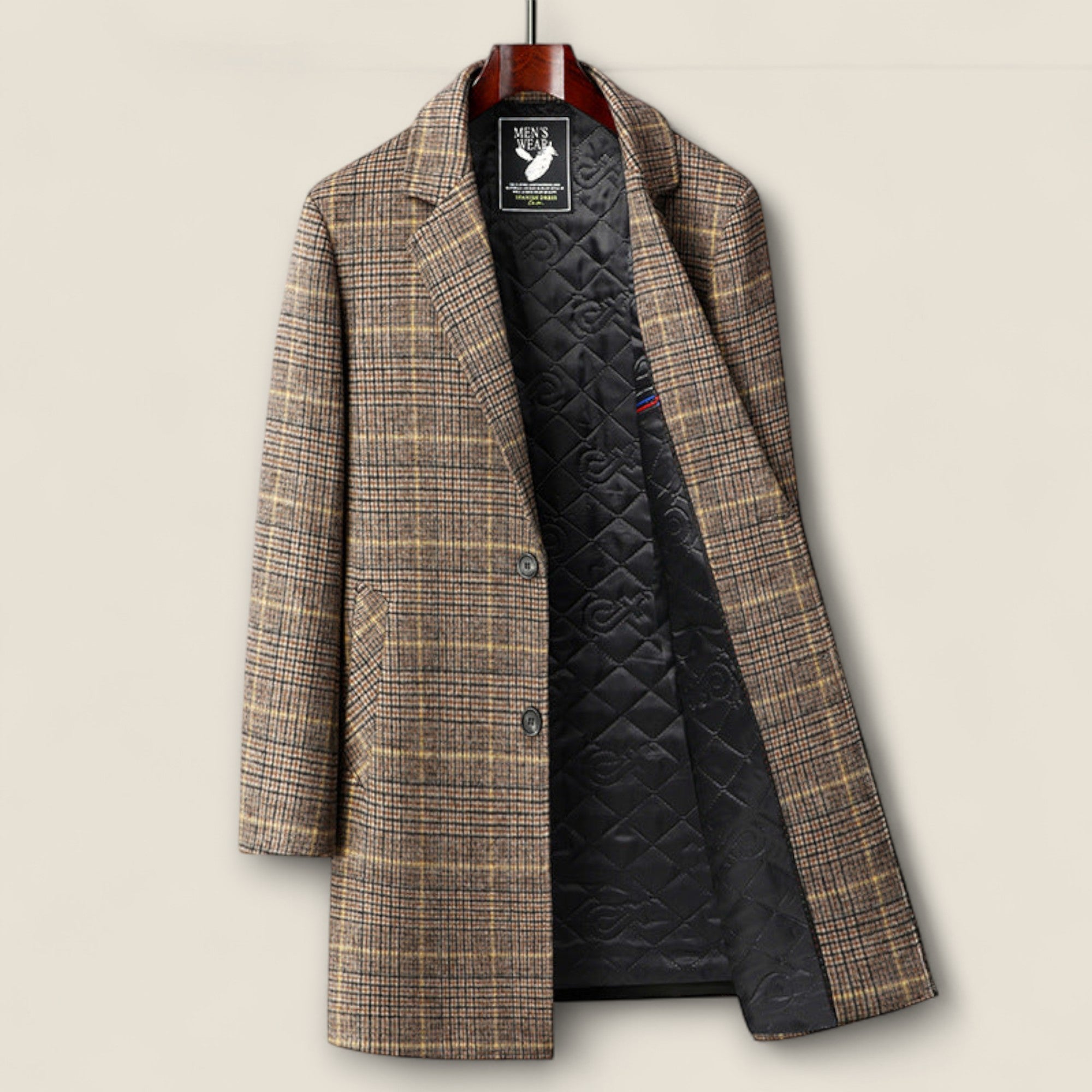 Marcello - Manteau à Carreaux