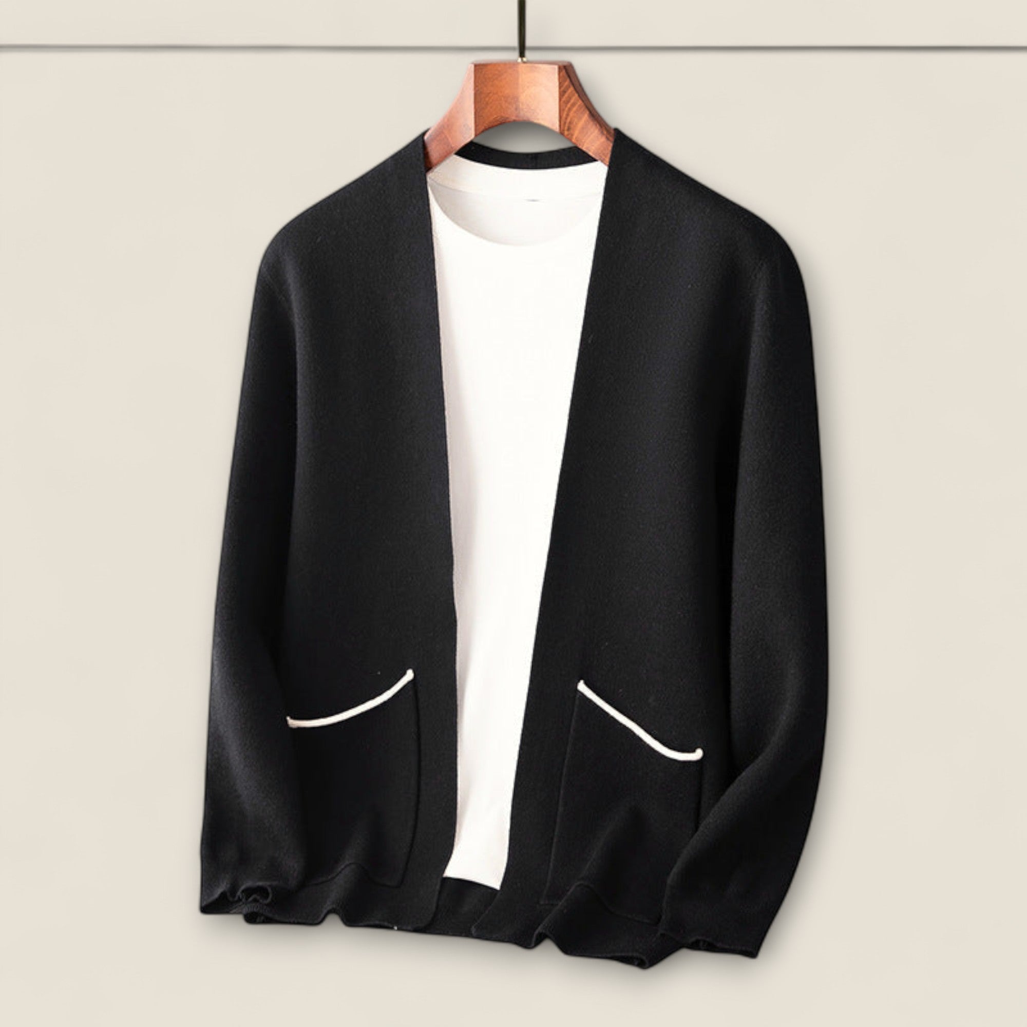 Reid - Cardigan en Laine Tricoté