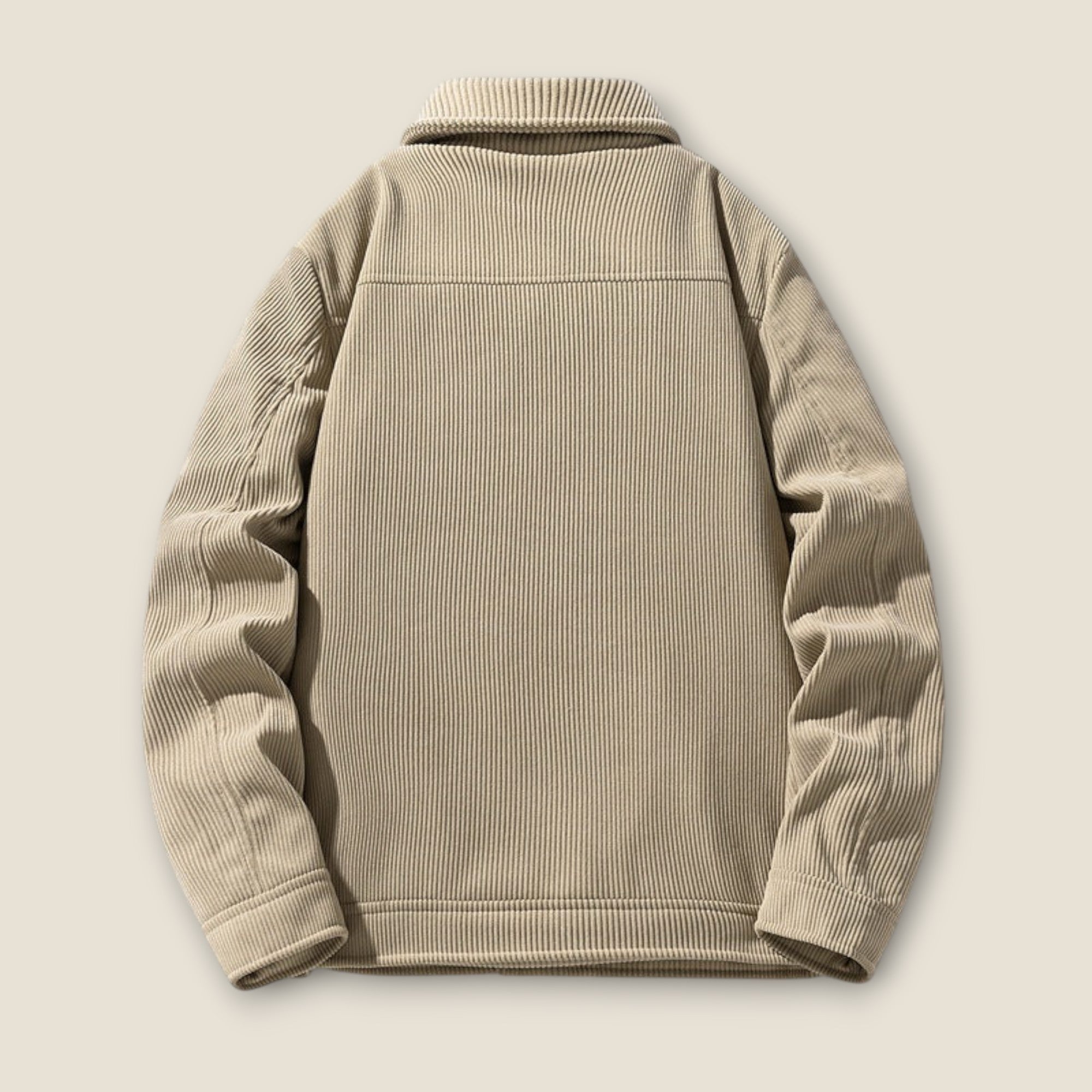 Henry - Veste en velours côtelé avec doublure en sherpa