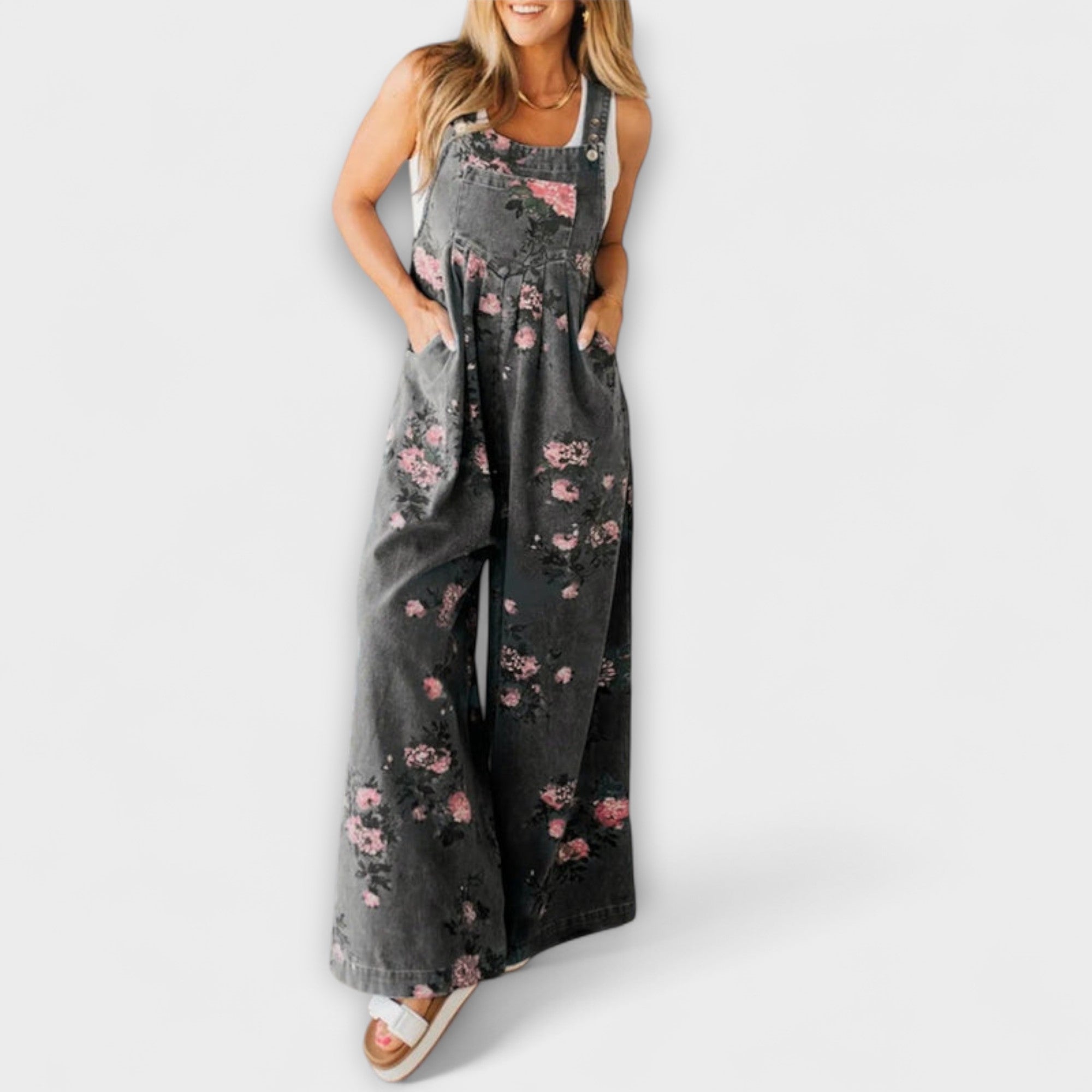 Mirona - Salopette en Denim Détendue