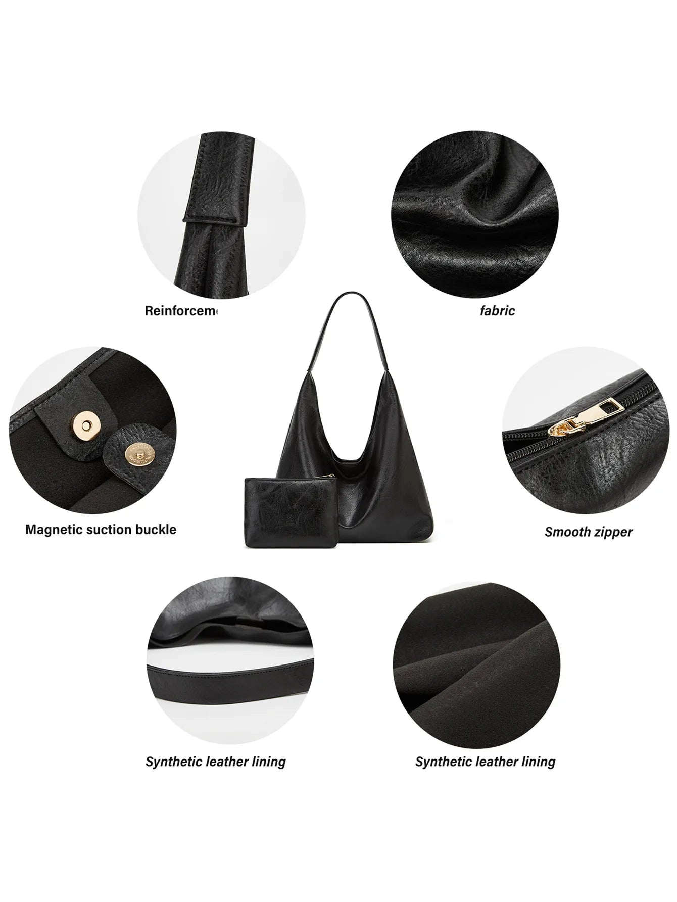 Antonia® | Ensemble de 2 pièces Sac Tote + portefeuille gratuit