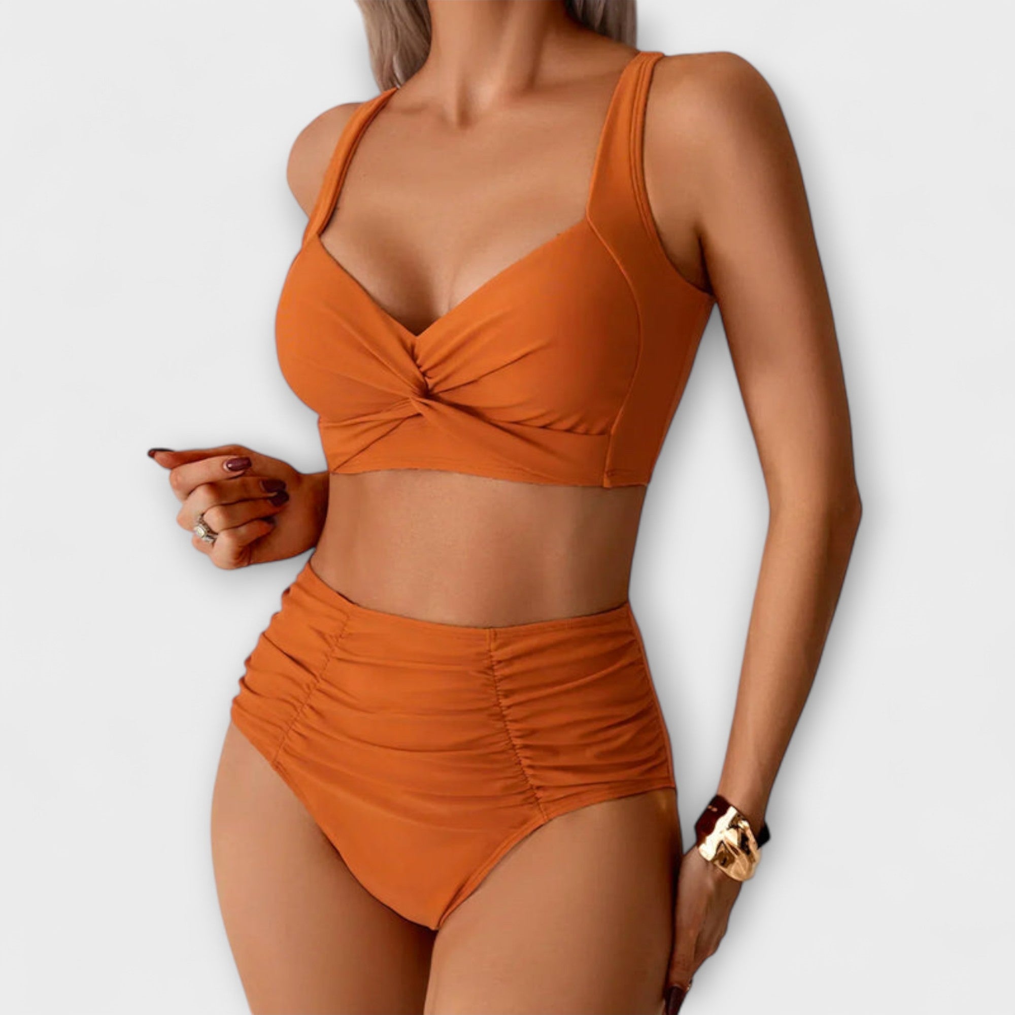 Zoe - Maillot de bain bandeau à volants