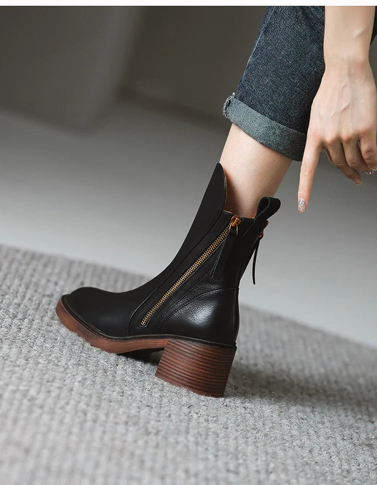 Edith® | Bottines en cuir