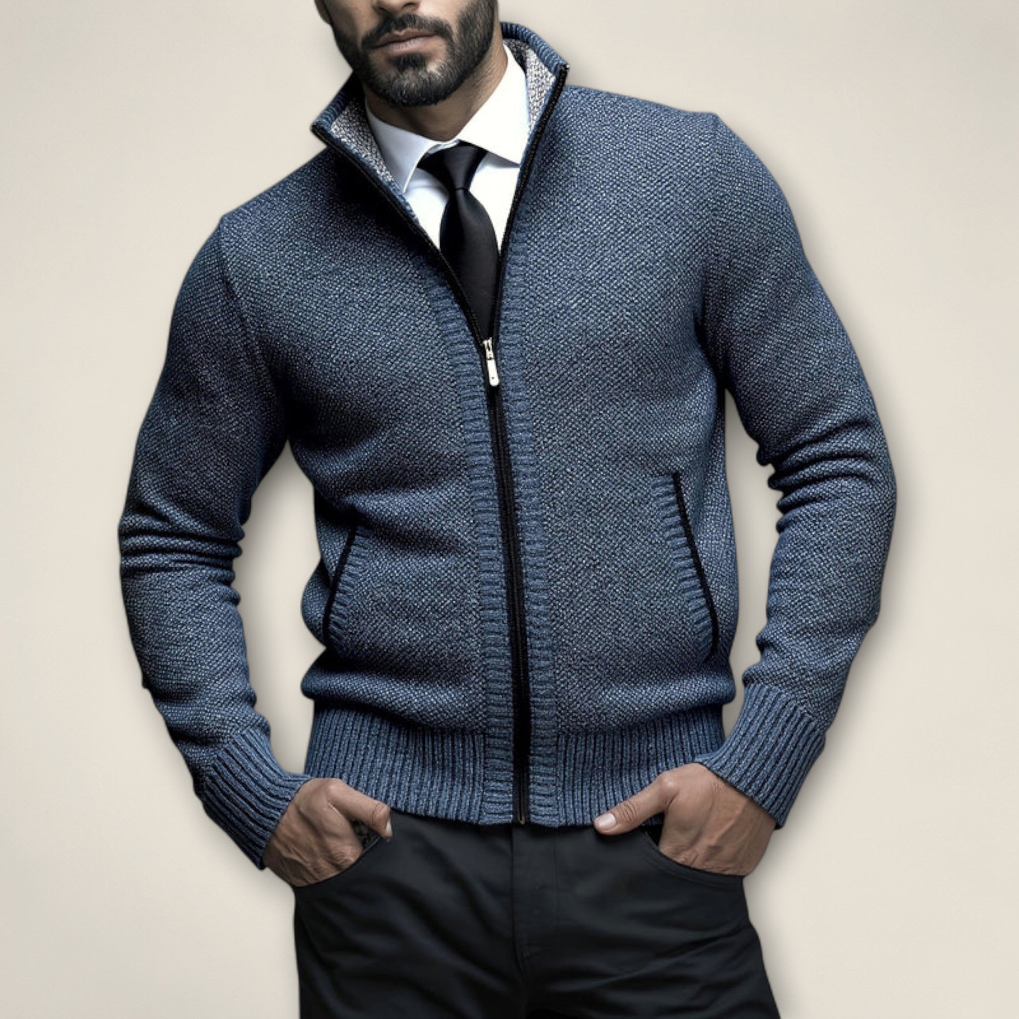 Matteo - Pull en Maille à Zip