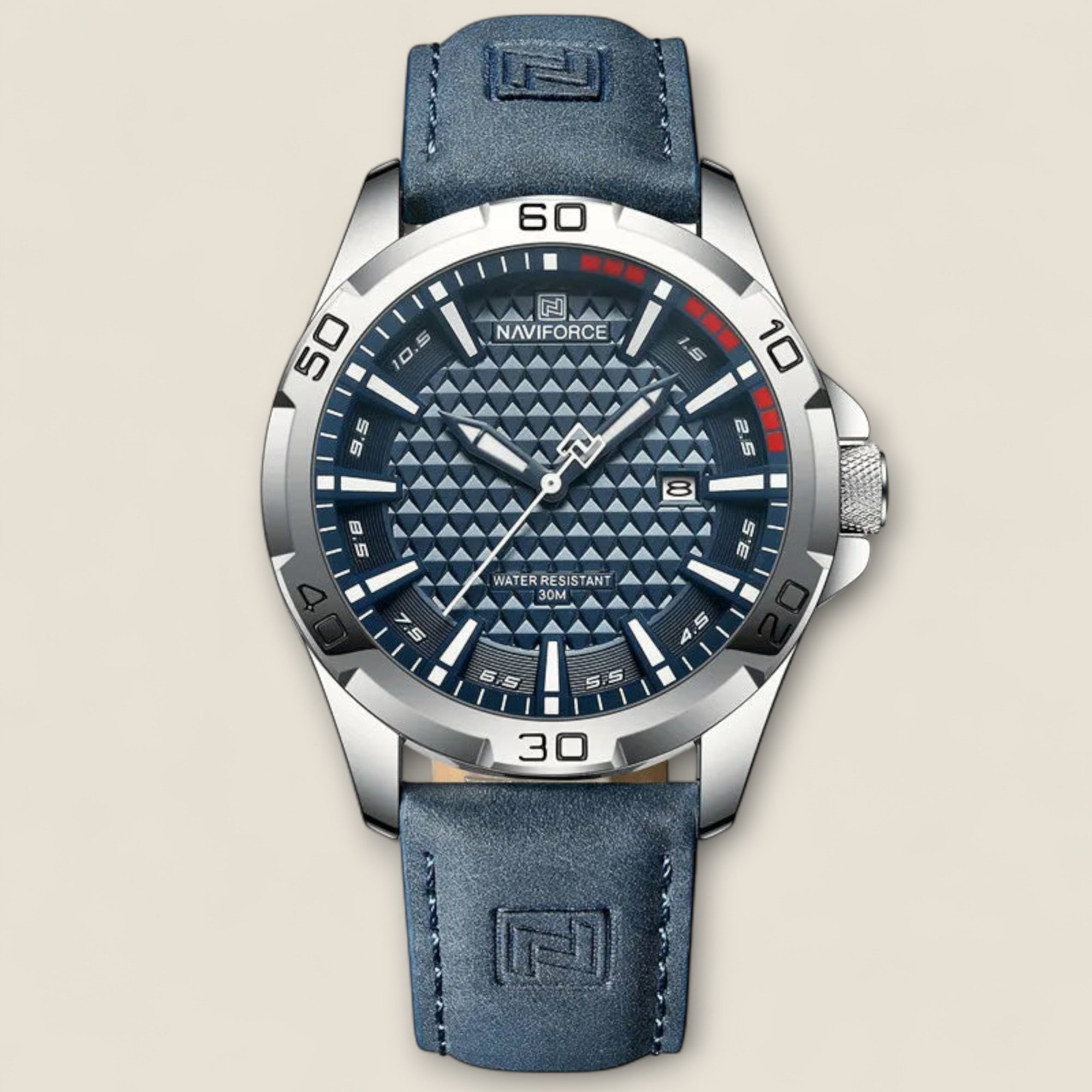 Dario - Montre à cadran géométrique