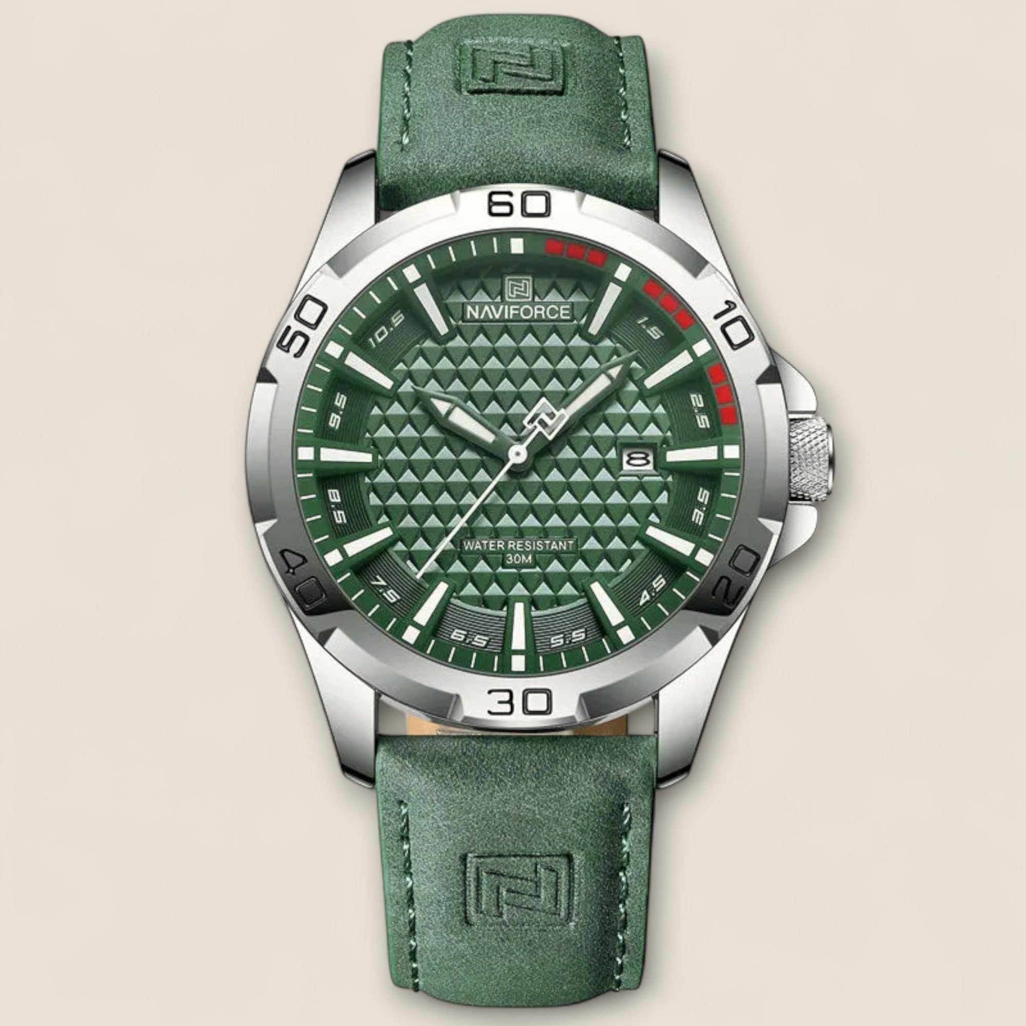 Dario - Montre à cadran géométrique