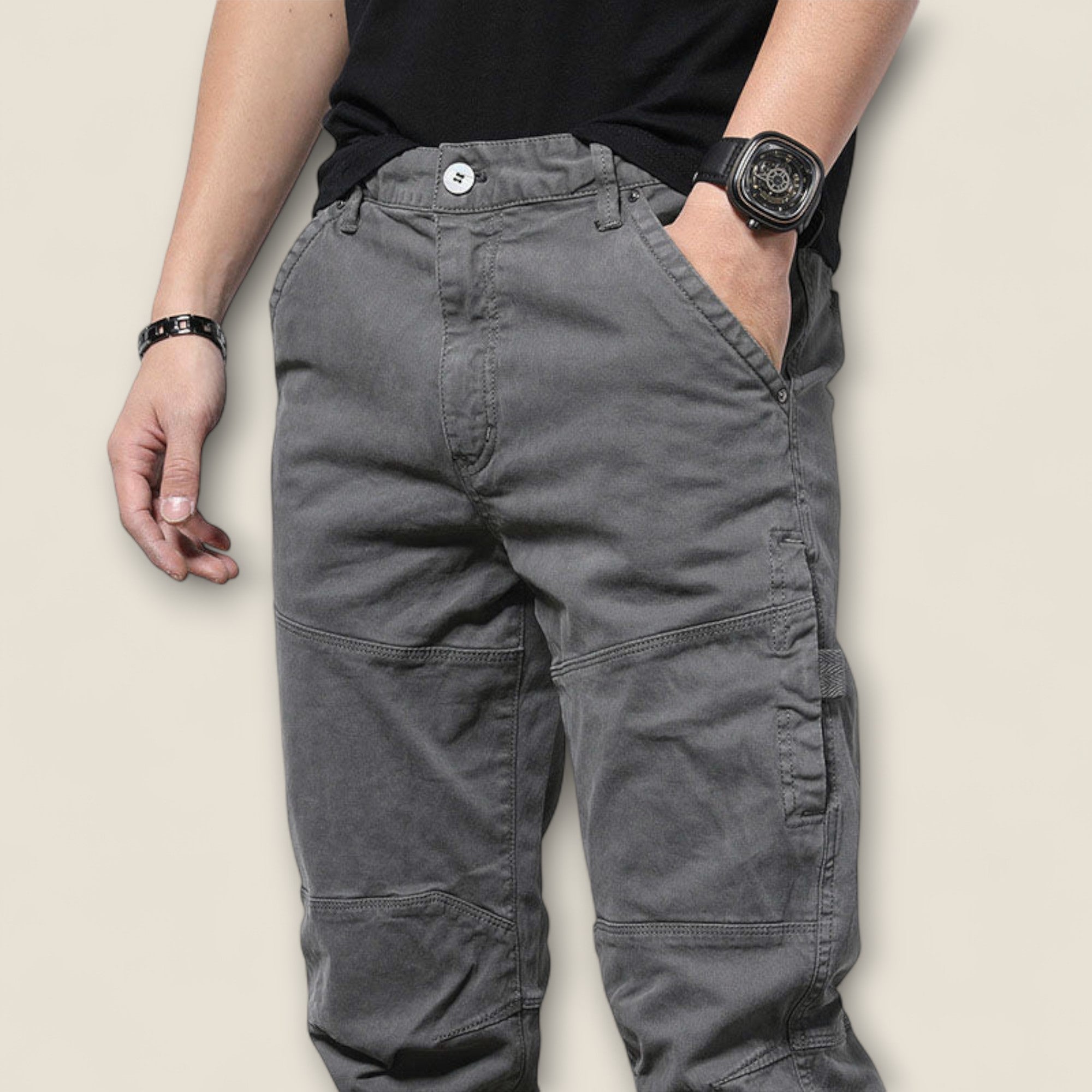 Diego - Pantalons Cargo en Coton
