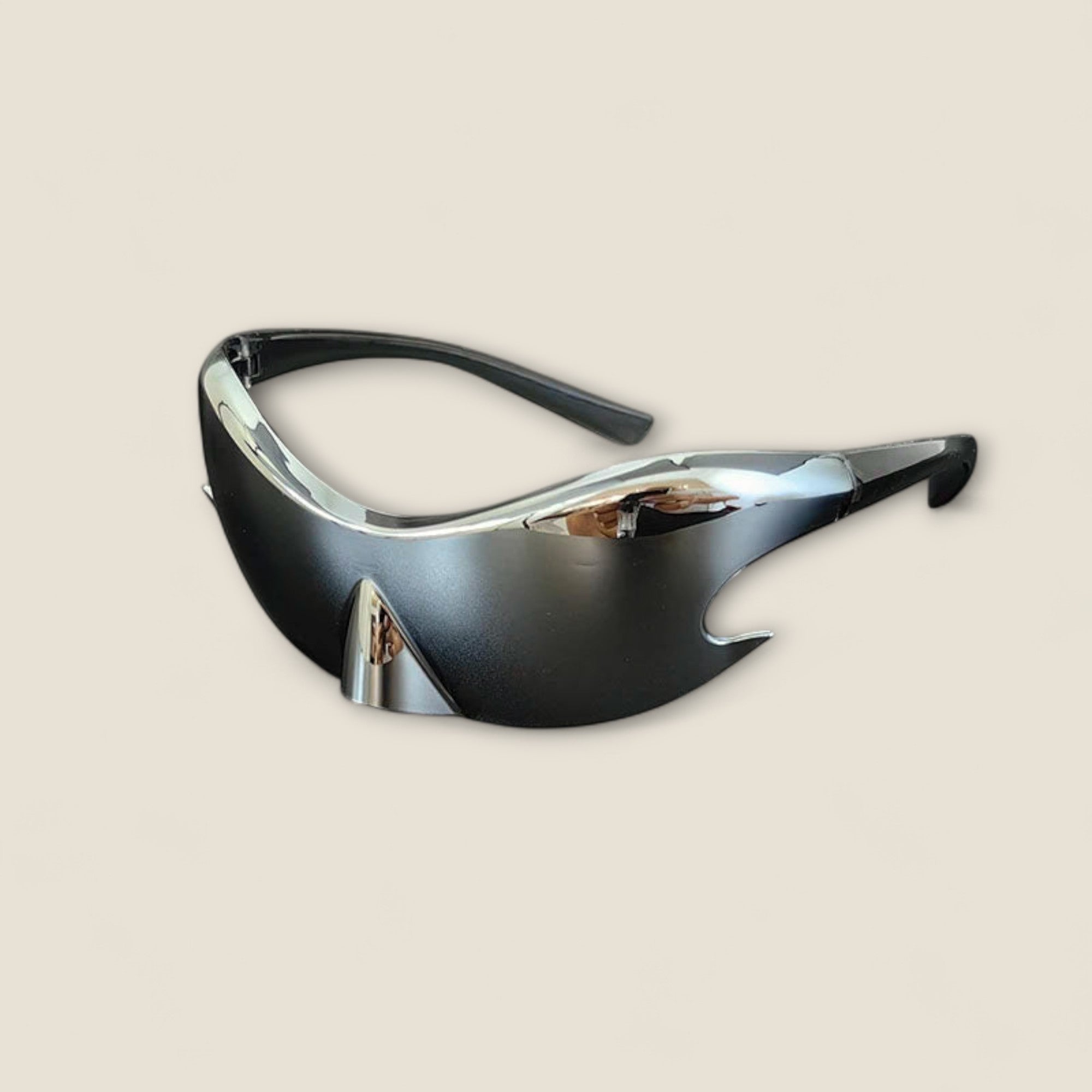 Thiago - Lunettes de soleil Shield avec design en lame