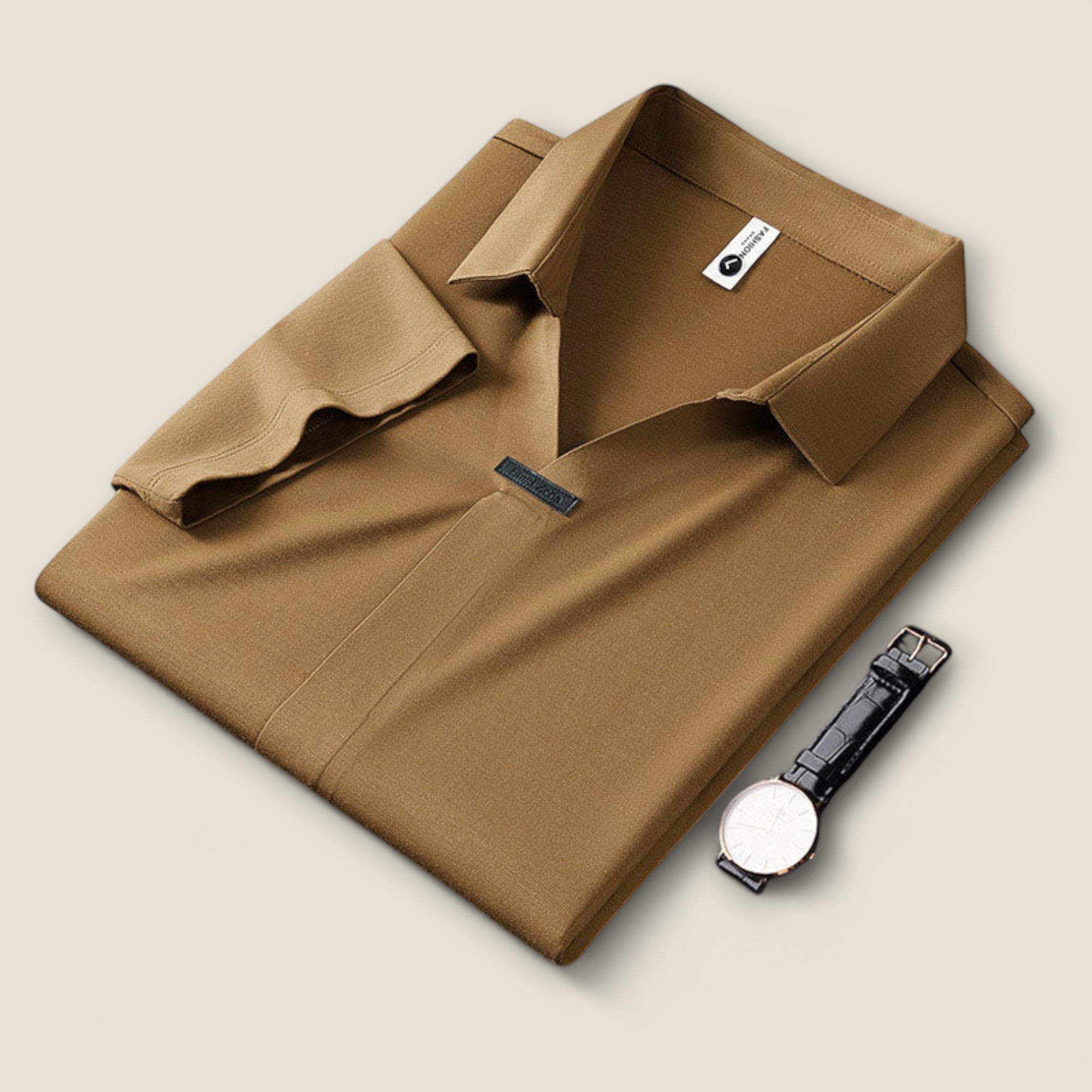 Fabio - Polo en Mélange de Coton et Soie