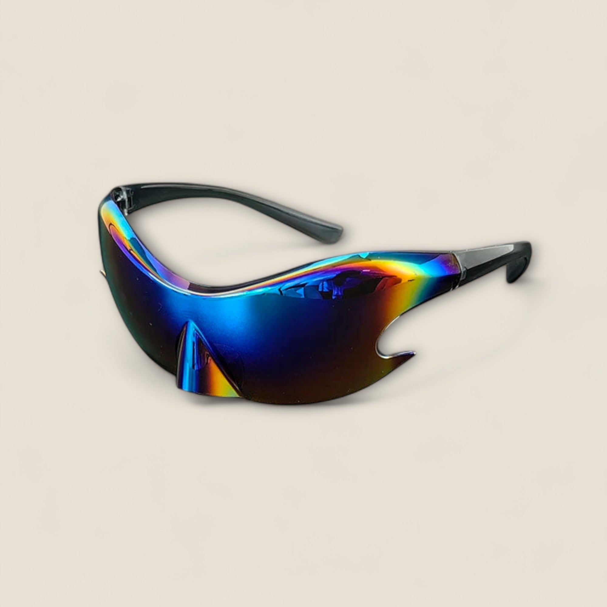 Thiago - Lunettes de soleil Shield avec design en lame