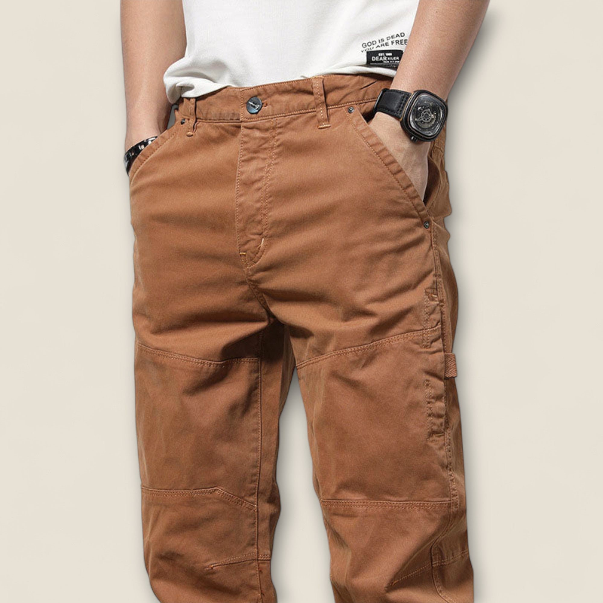 Diego - Pantalons Cargo en Coton