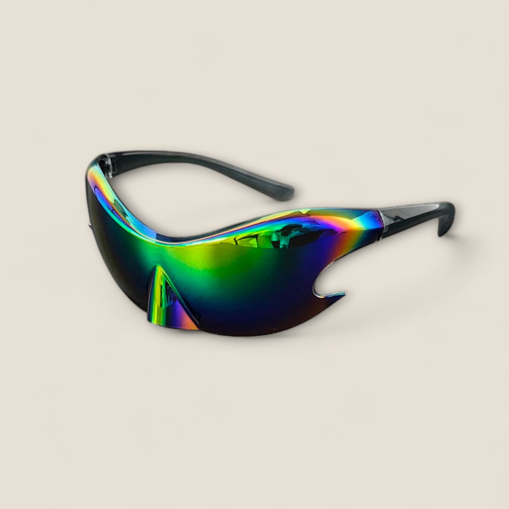 Thiago - Lunettes de soleil Shield avec design en lame