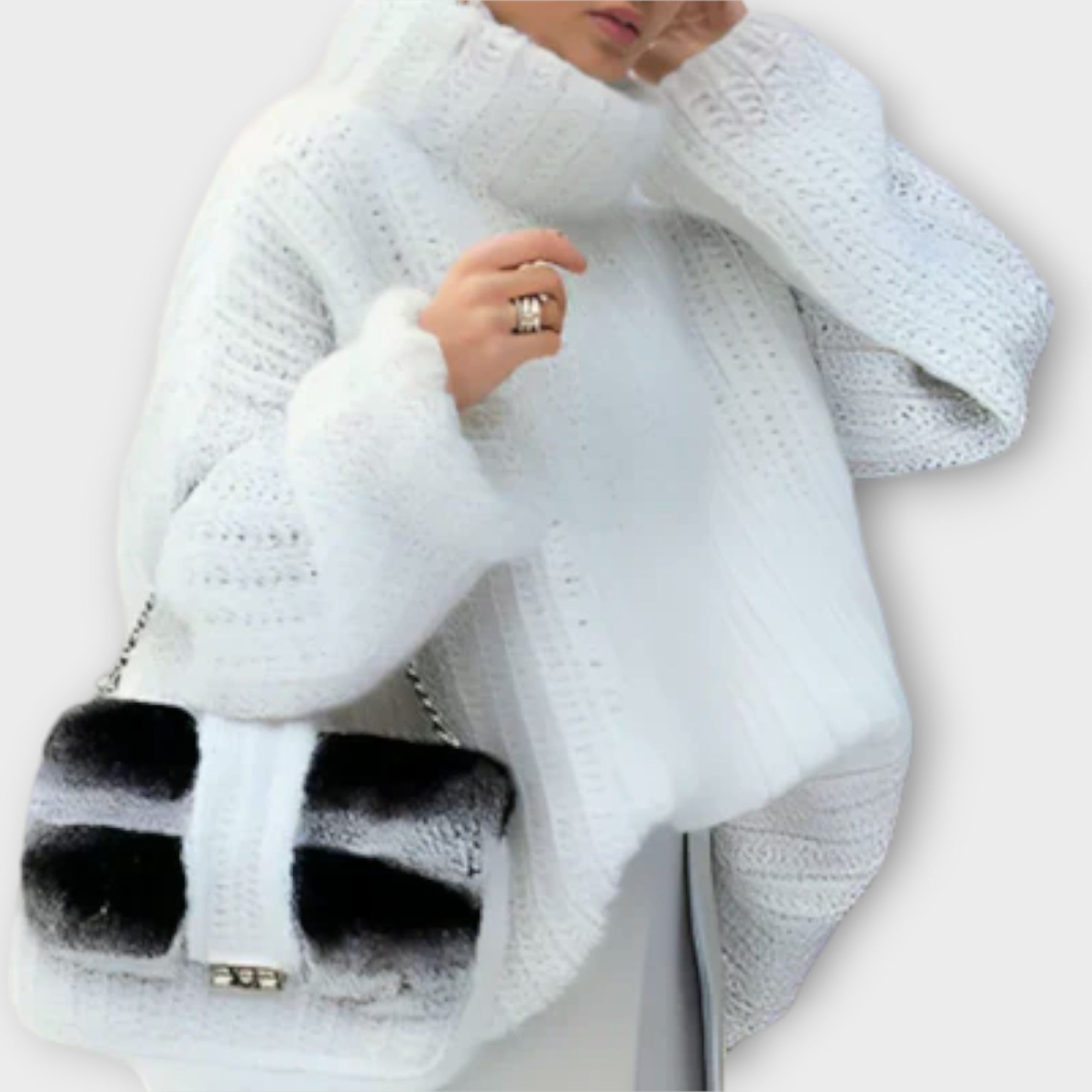 Paulina - Sweat à Capuche Long Femme Doux