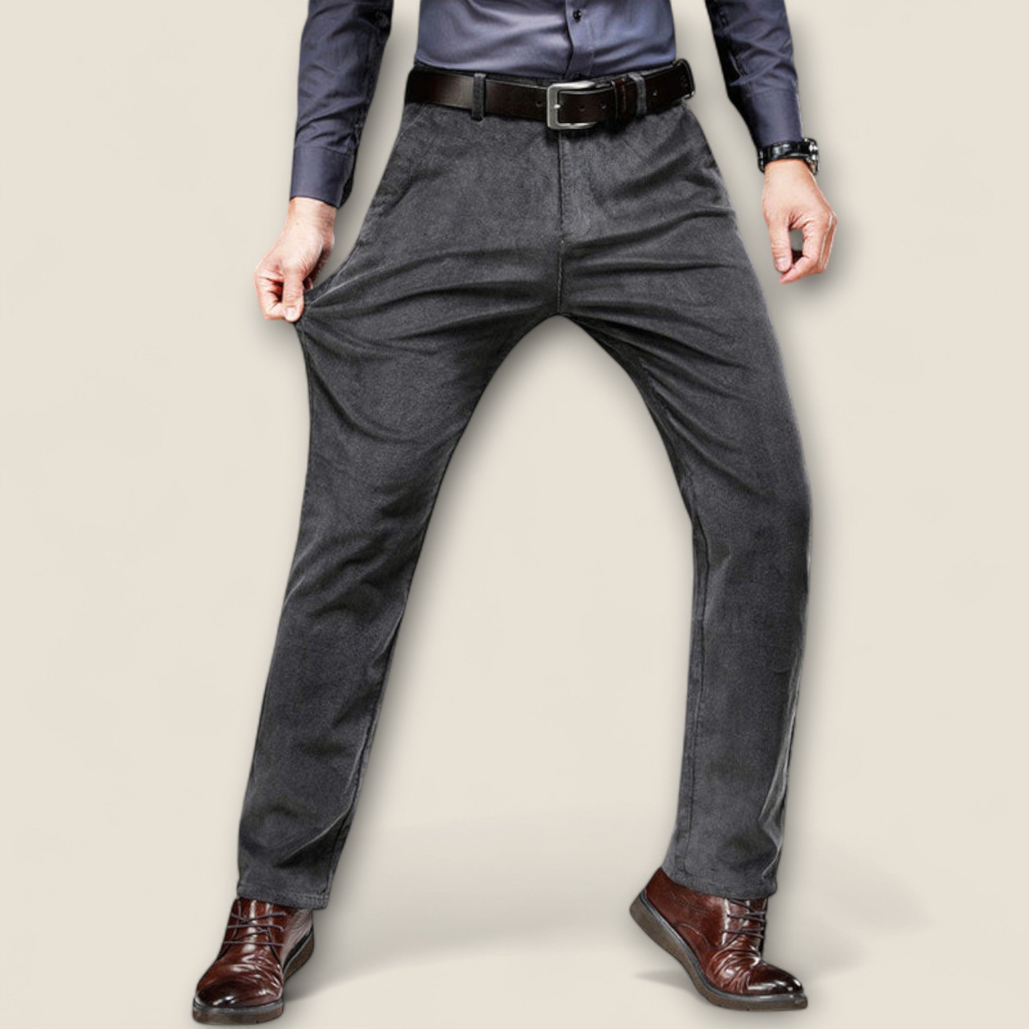 Antonio - Pantalons en Velours Côtelé Sur Mesure