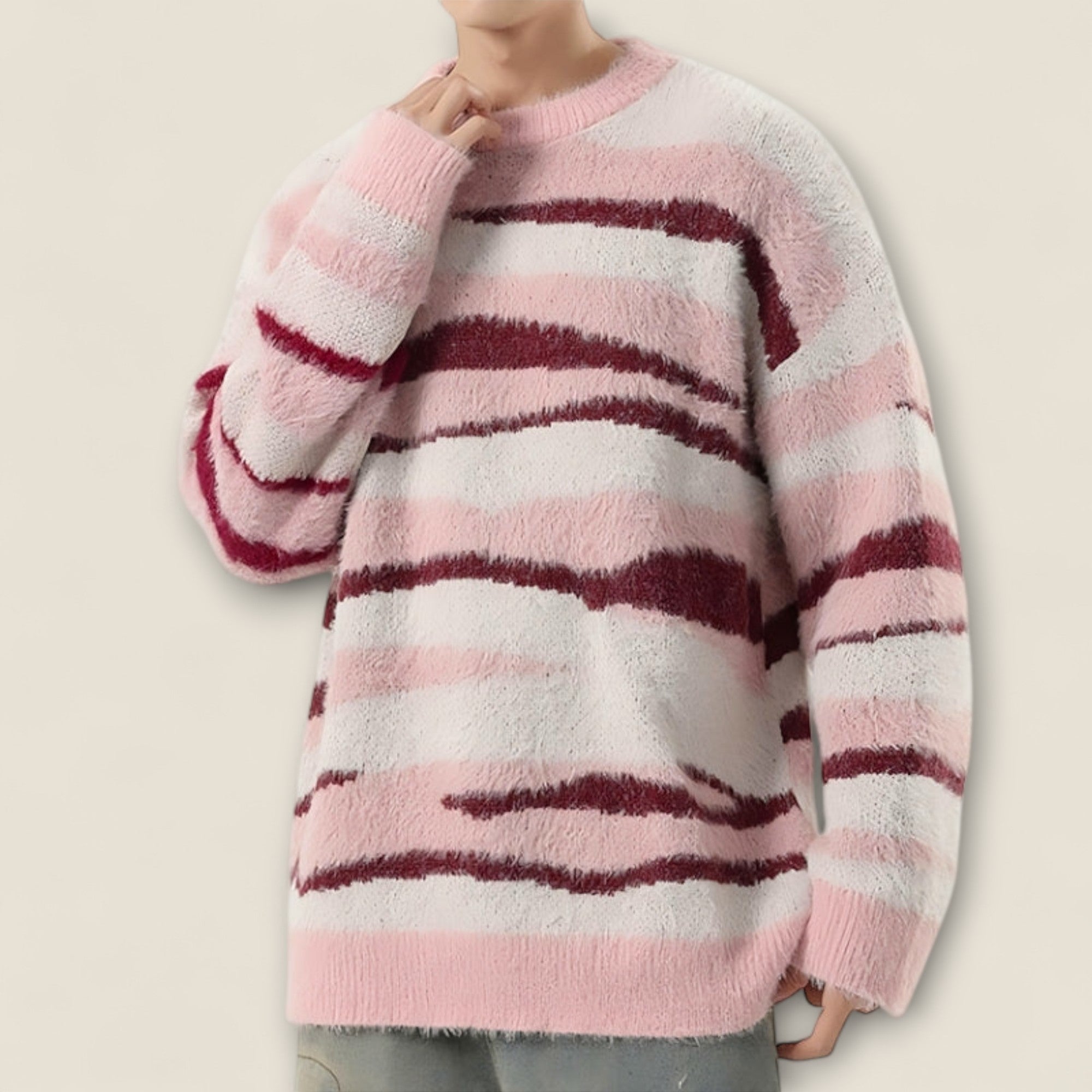 Valerio - Pull en Tricot Doux Brosse