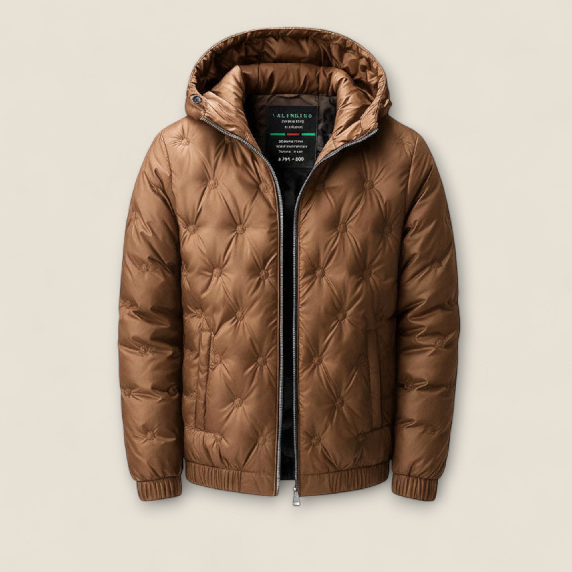 Dario - Veste à Capuche Matelassée