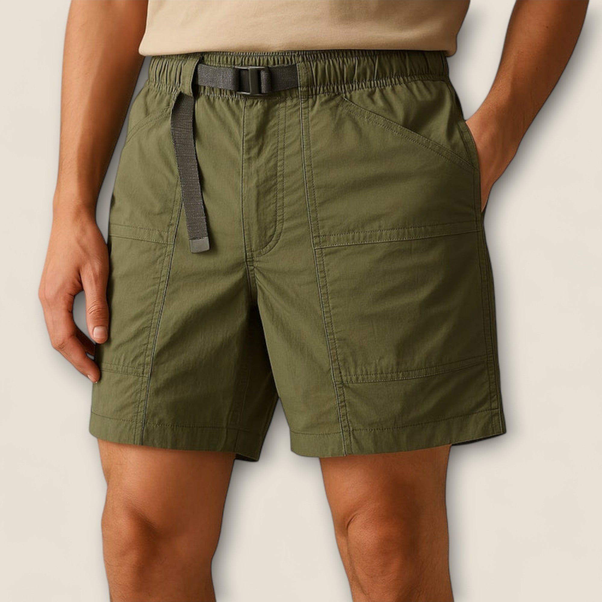 Dario - Shorts Utilitaires en Nylon Durable