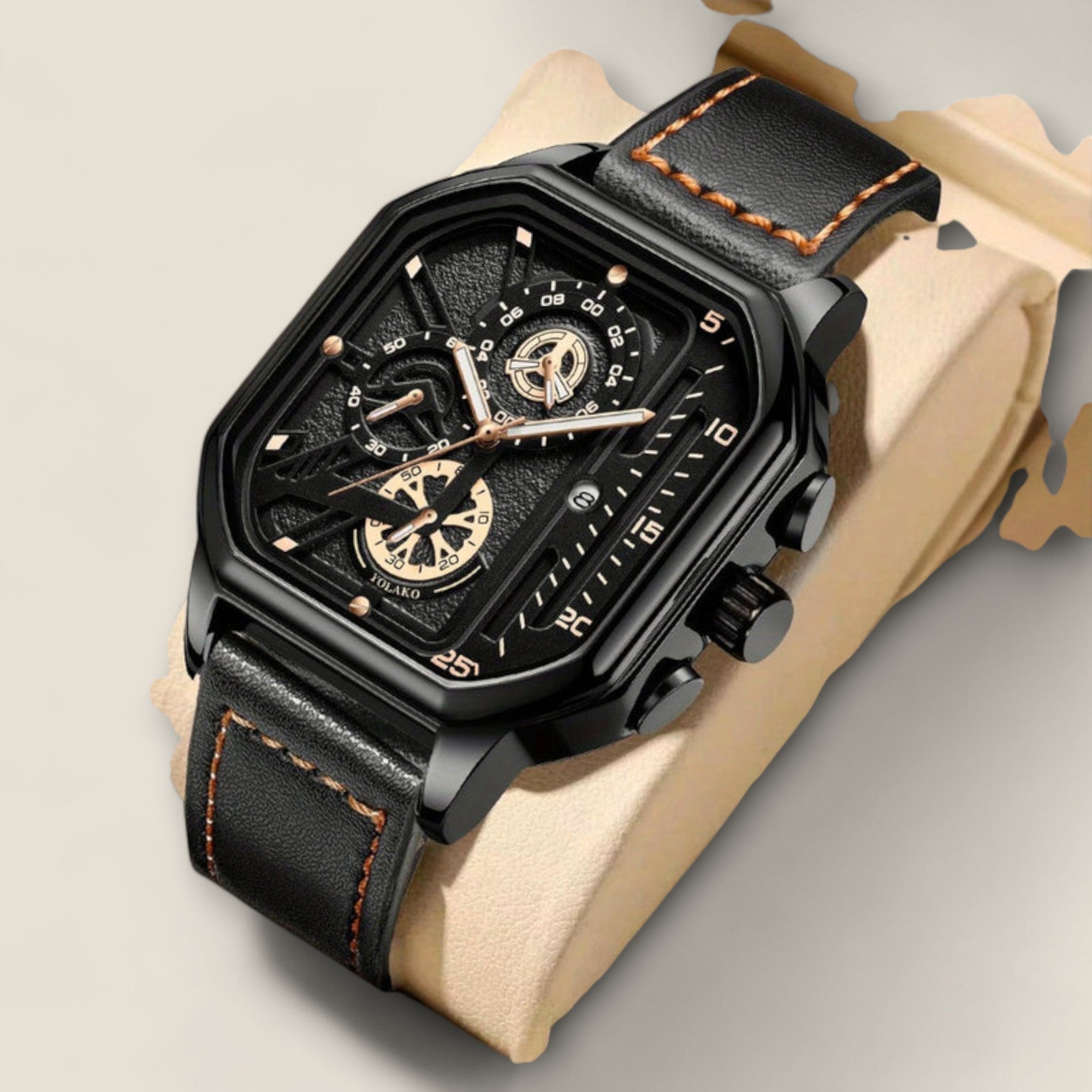 Rafael - Montre Chronographe Carrée