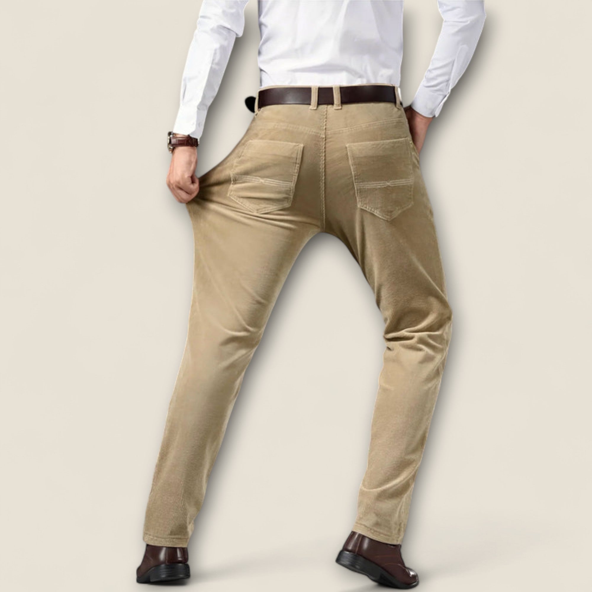 Sergio - Pantalon en velours côtelé intemporel