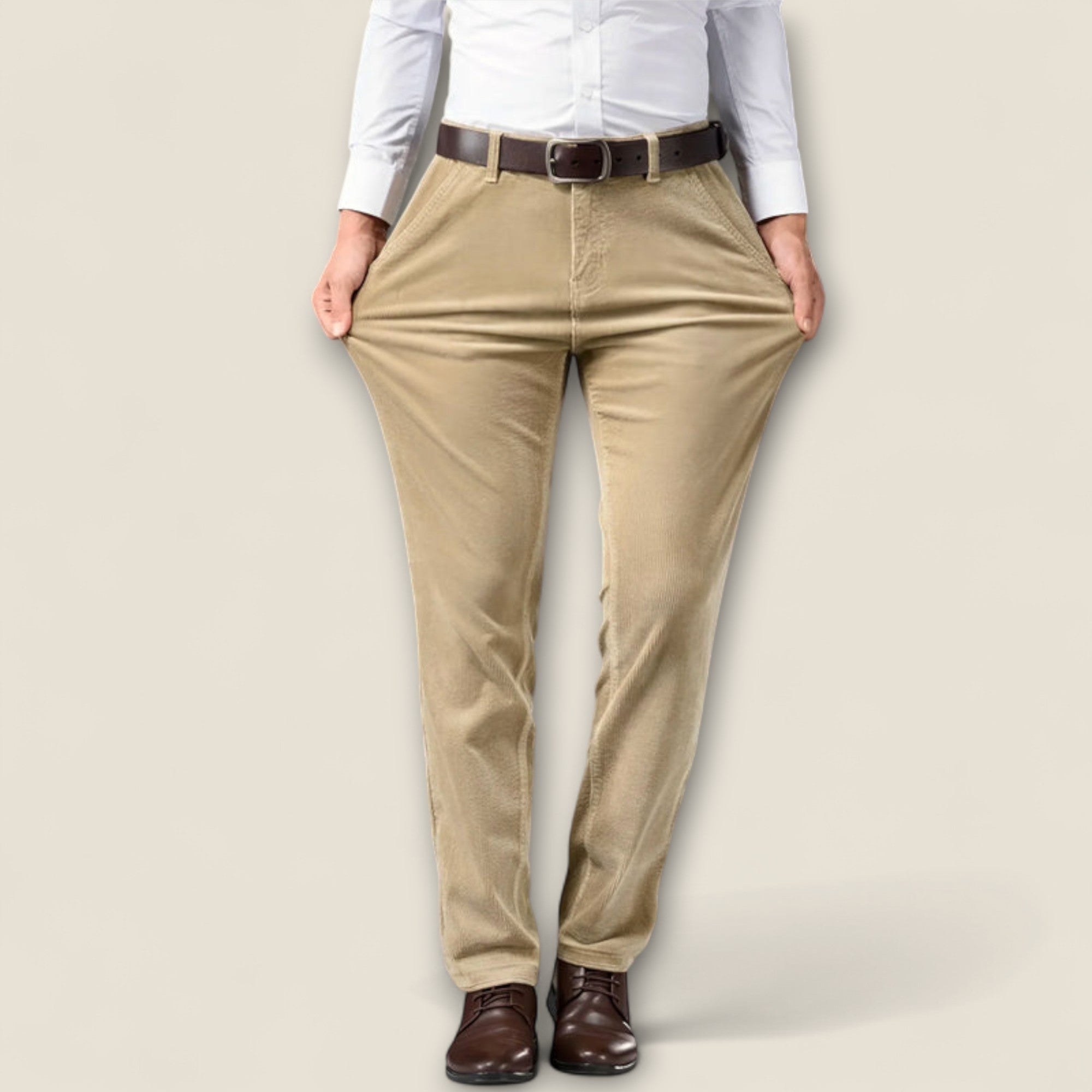 Sergio - Pantalon en velours côtelé intemporel