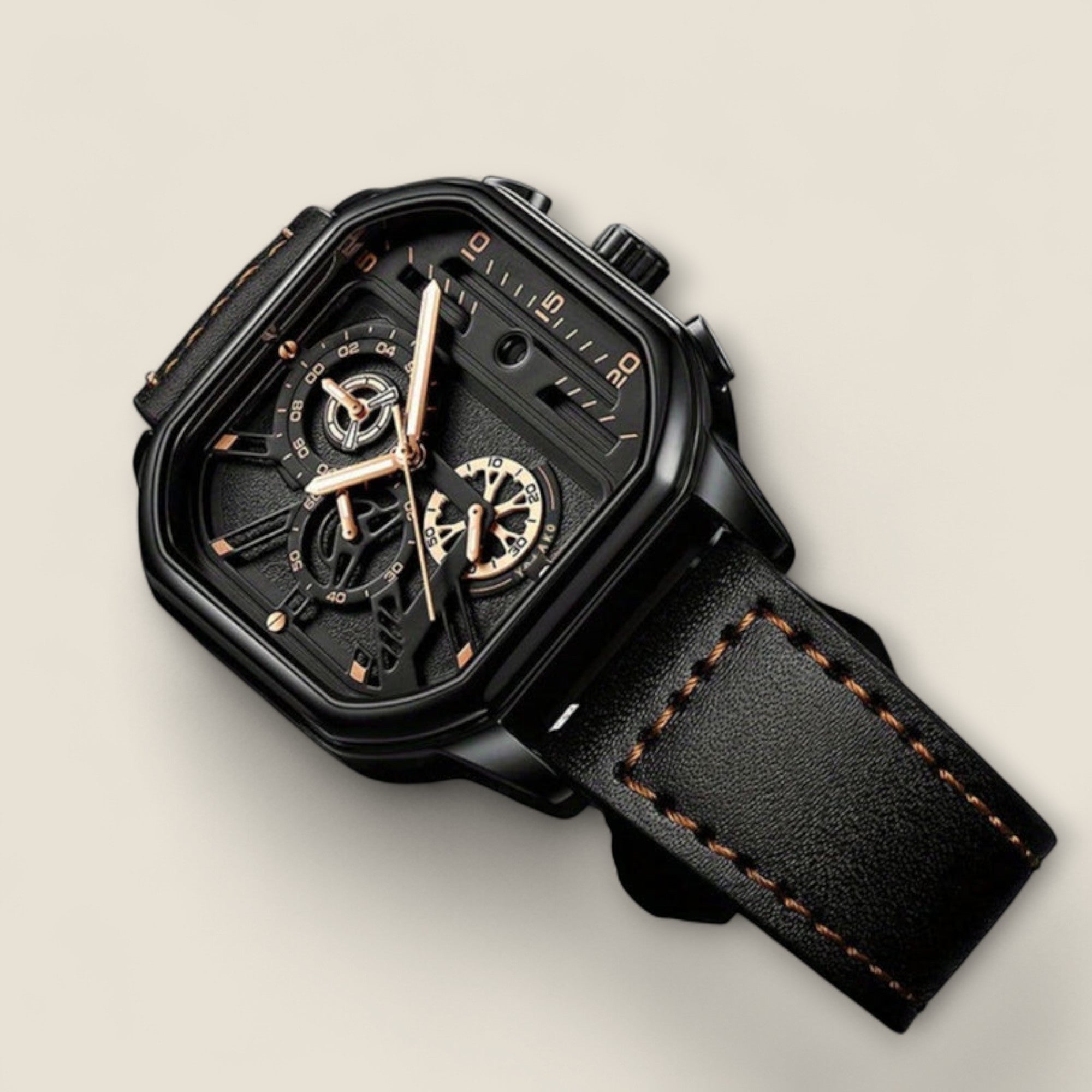 Rafael - Montre Chronographe Carrée