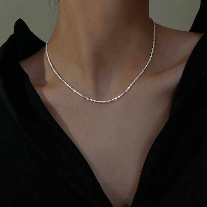 Collier Étoile Lumière Argent Set