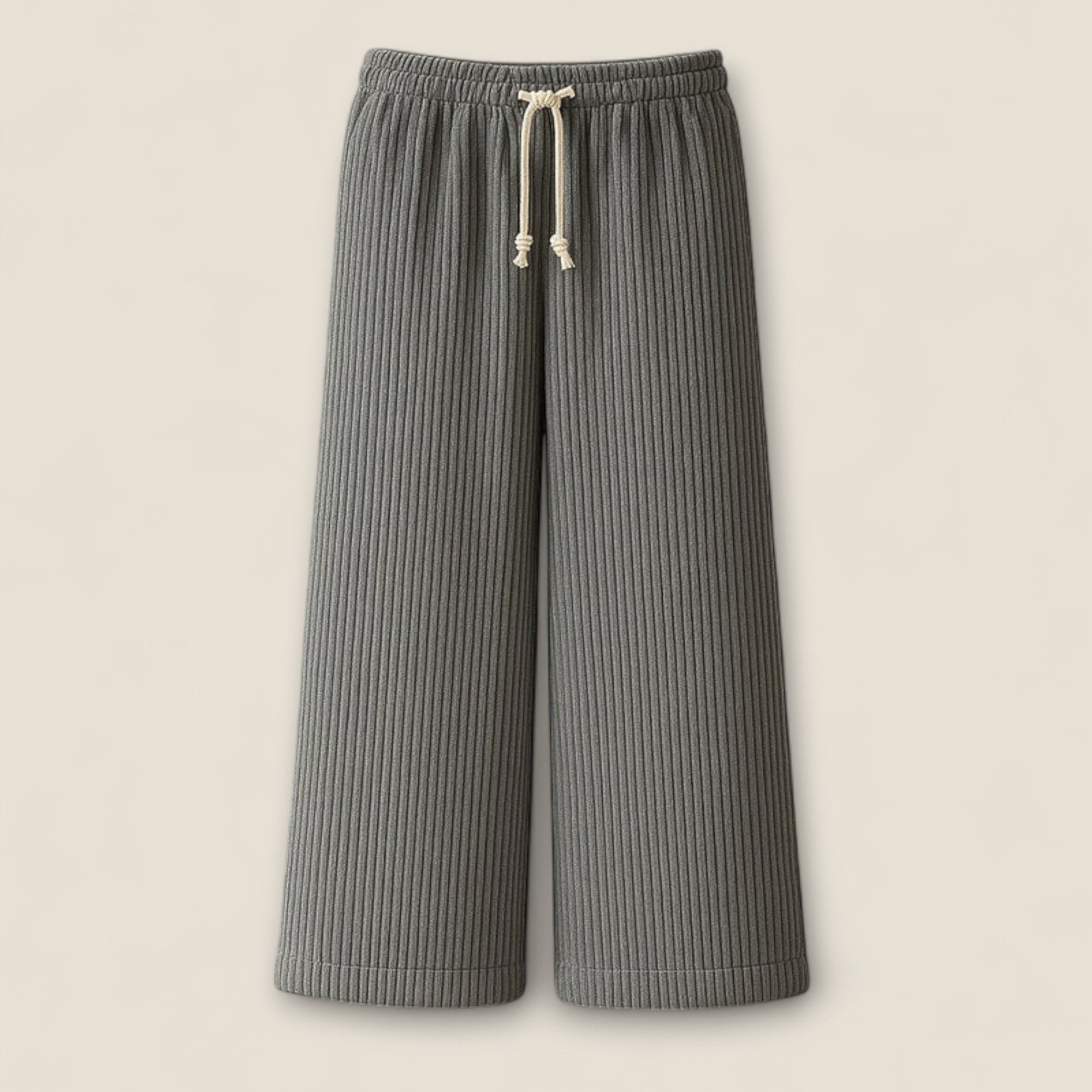 Marco - Pantalons en Coton Texturé