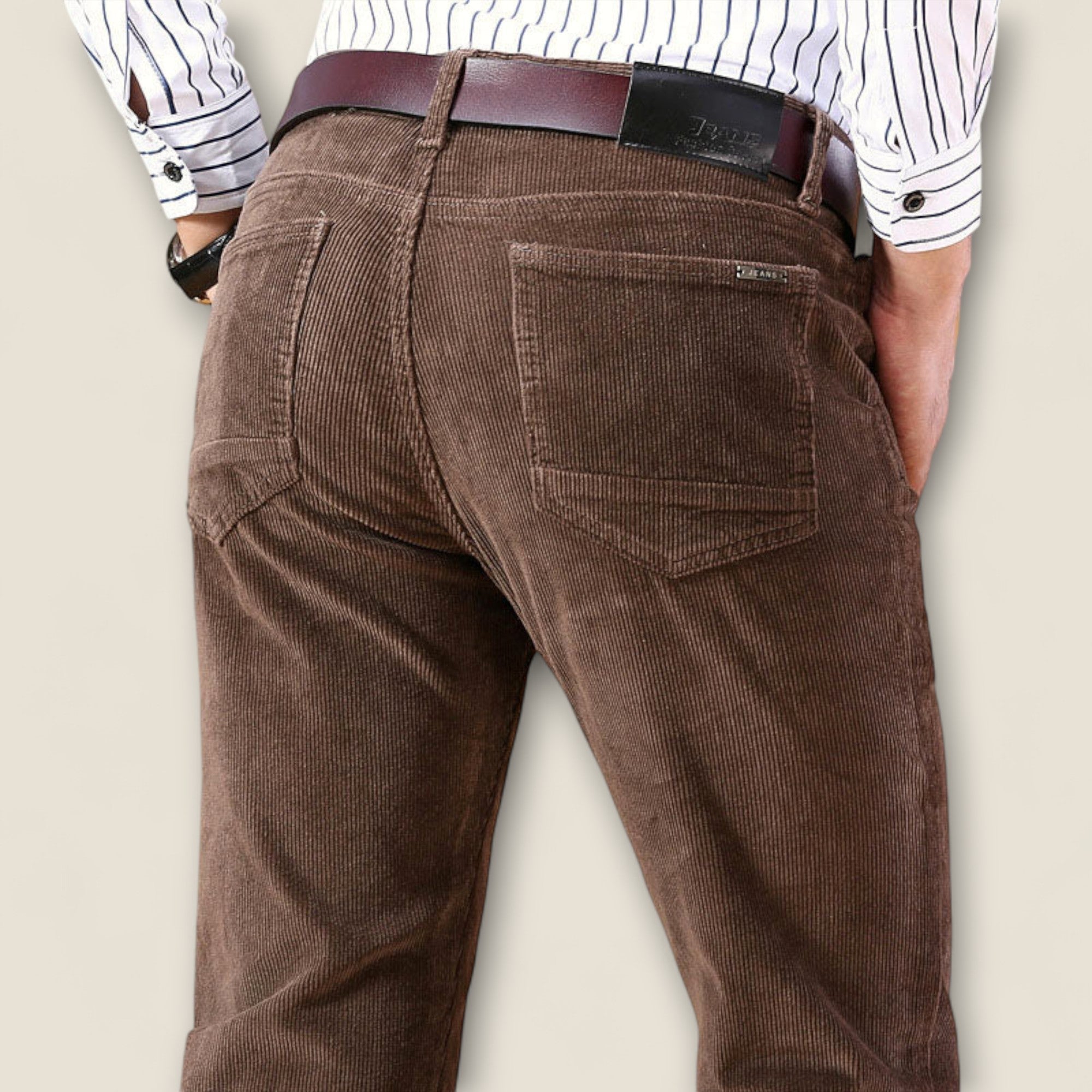 Enrico - Pantalon en Velours Côtelé Sur Mesure