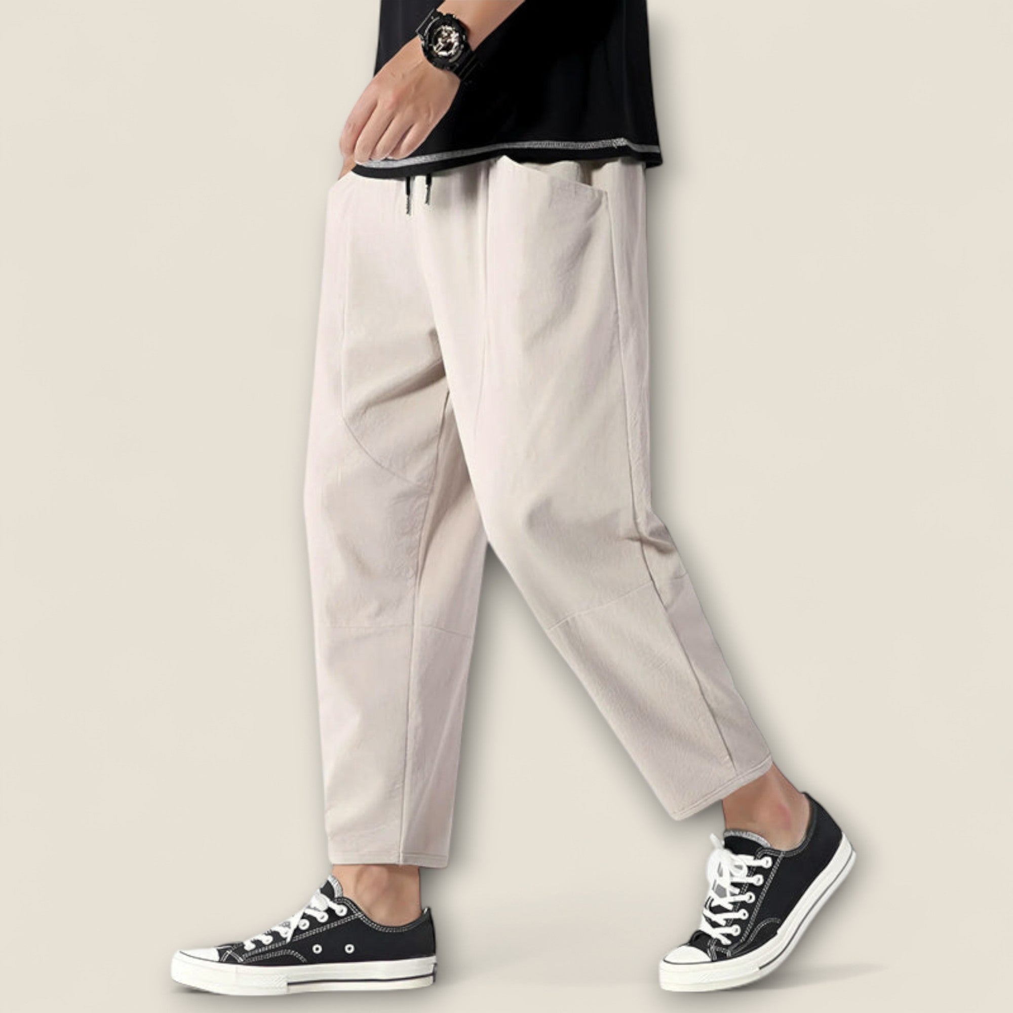 Haruki - Pantalons en Lin Ultra-Légers